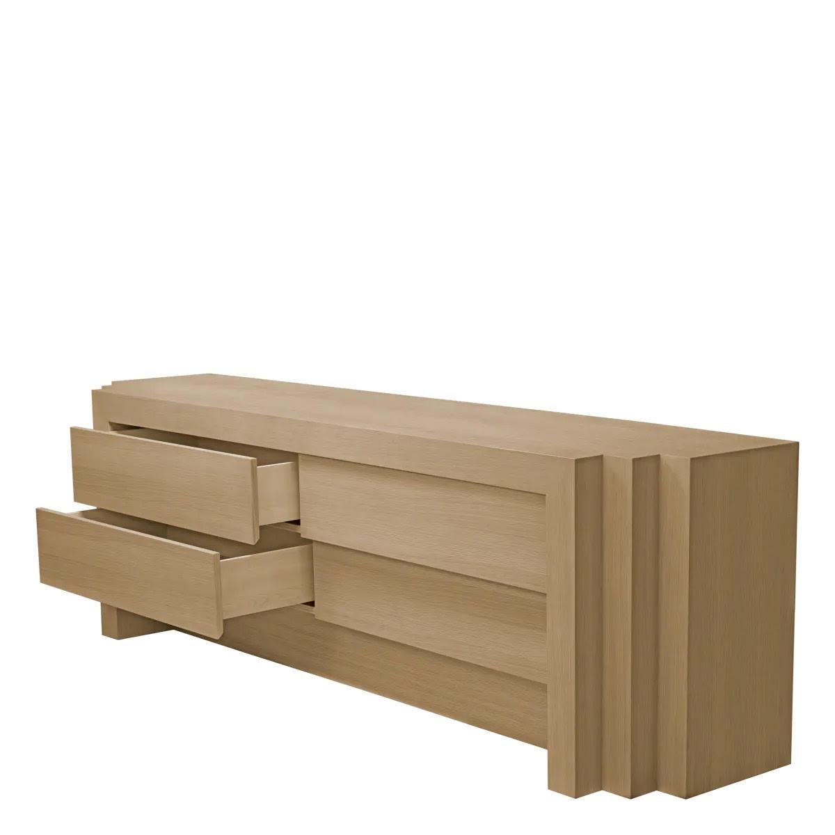 Kommode, Unterschrank, Eiche Natur Furnier, Contemporary Work. (Moderne) im Angebot