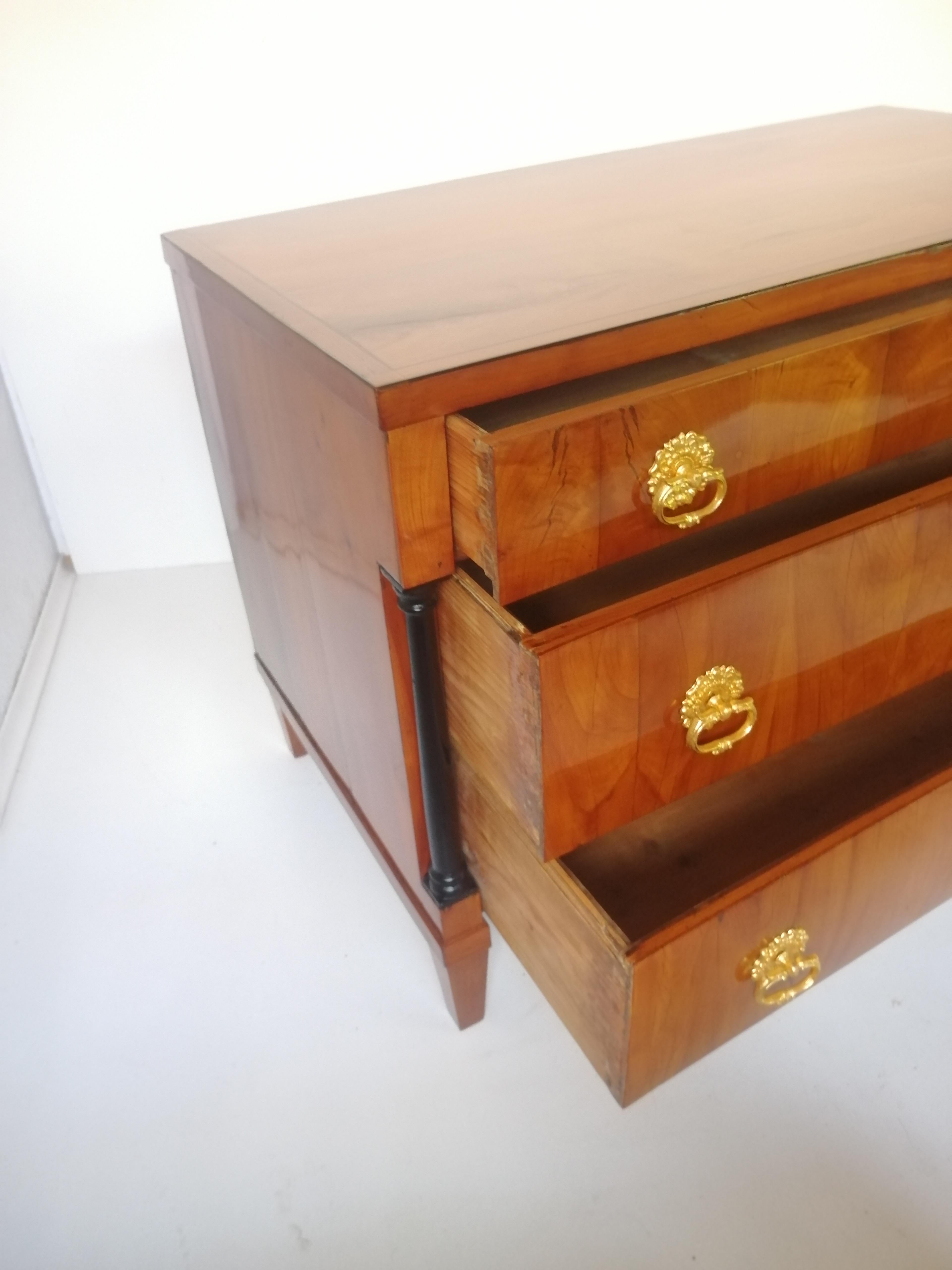 Lacquered Chest of Drawers Biedermeier from 1810 For Sale