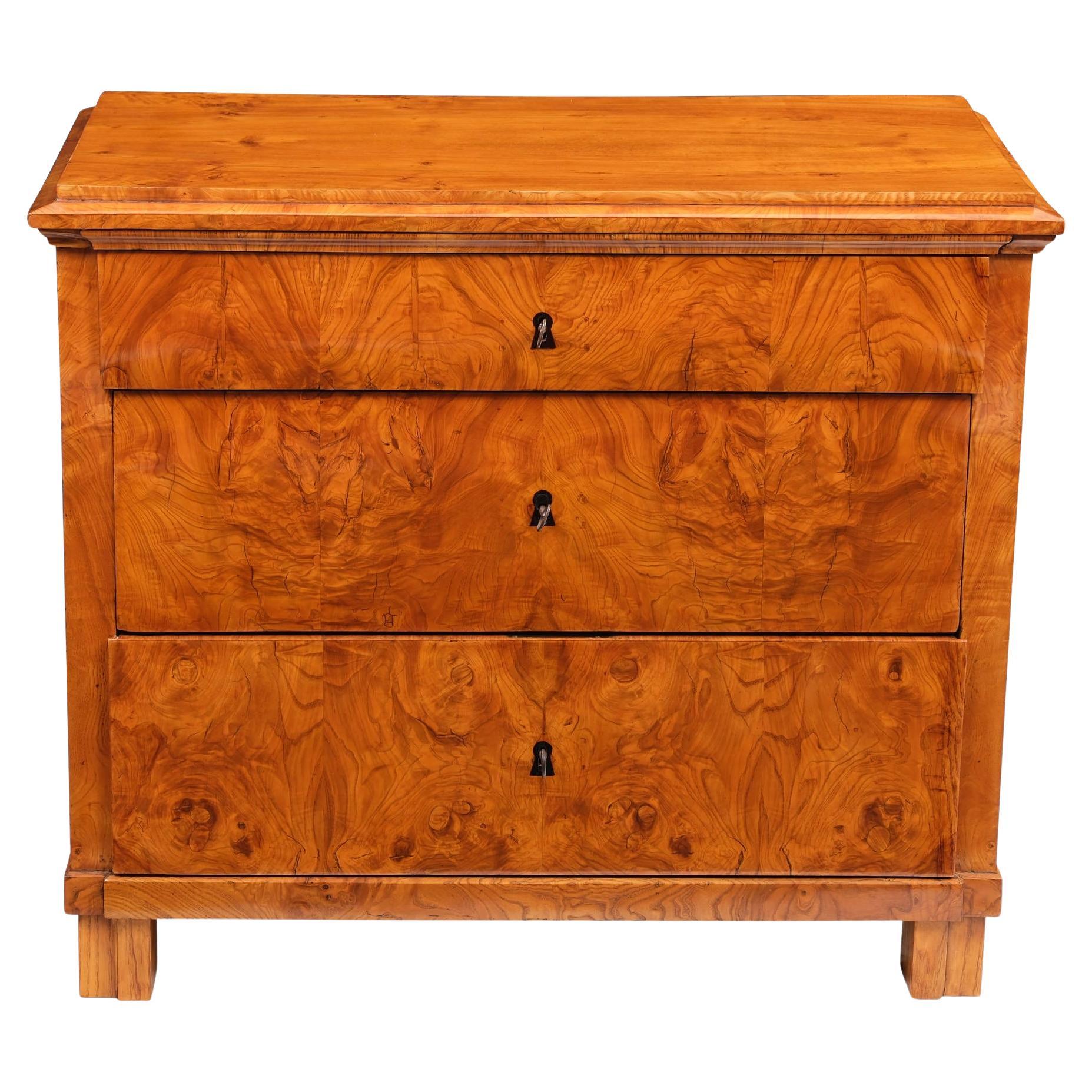 Chest of drawers, Biedermeier, Westphalia around 1825, Ashwood