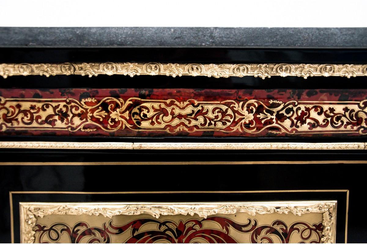 19th Century Chest of drawers Boulle, France, circa 1870. After renovation.