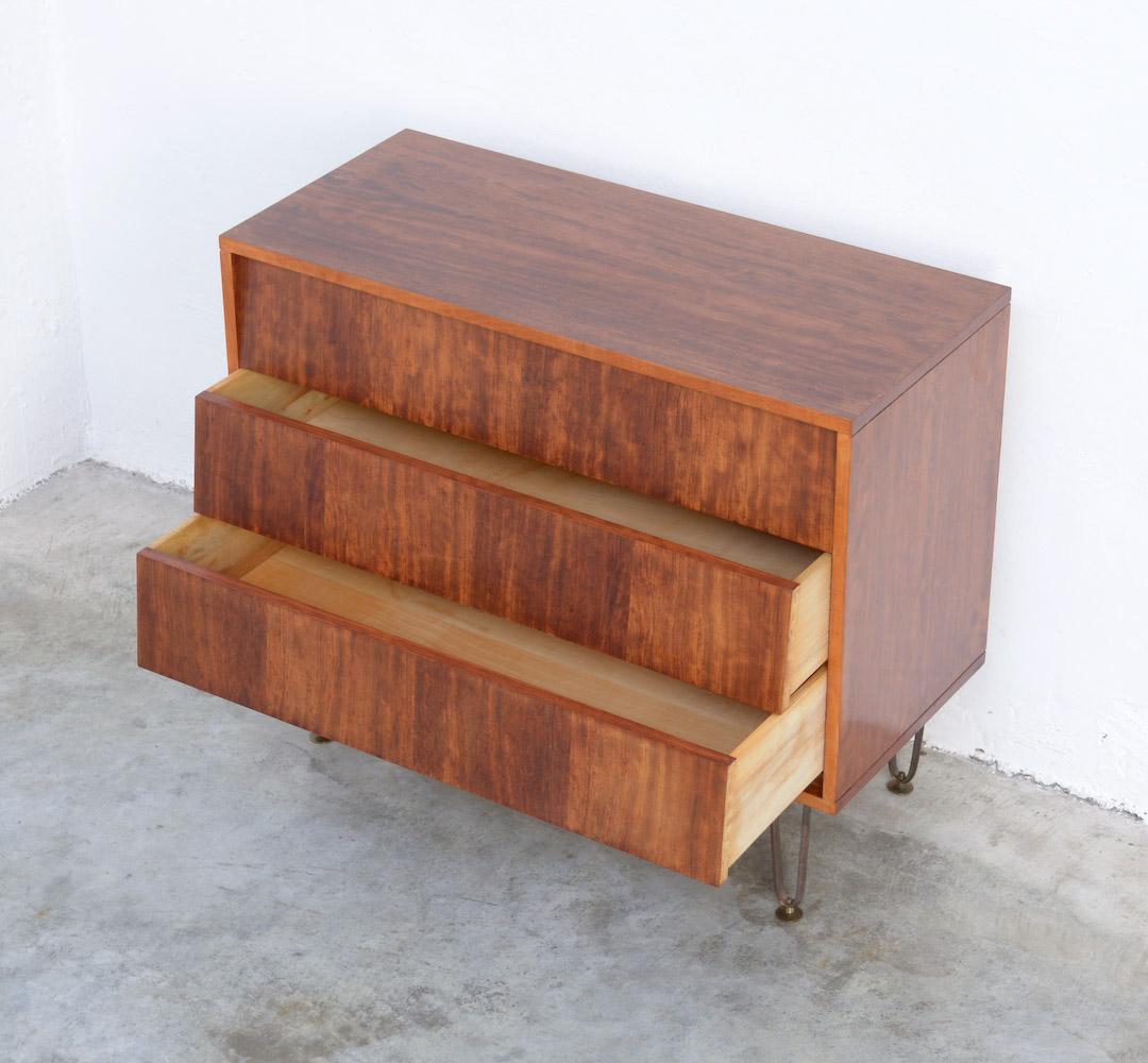 Veneer Chest of Drawers by Alfred Hendrickx for Belform For Sale