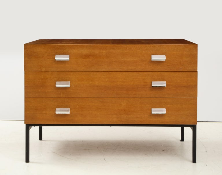 Mid-Century Modern Rare Model 812 Chest of Drawers by Andre Monpoix, France, c. 1955 For Sale