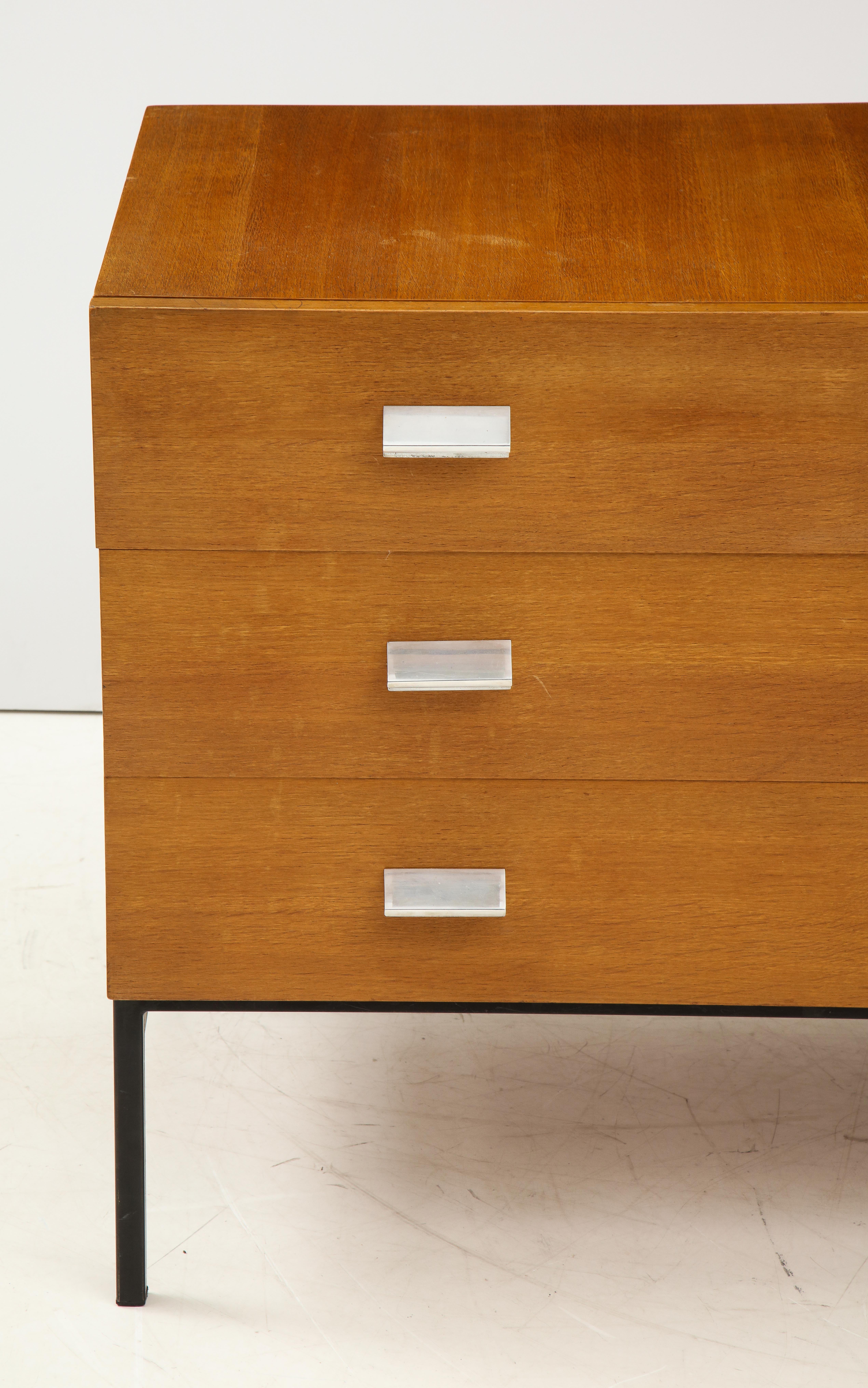 French Rare Model 812 Chest of Drawers by Andre Monpoix, France, c. 1955 For Sale