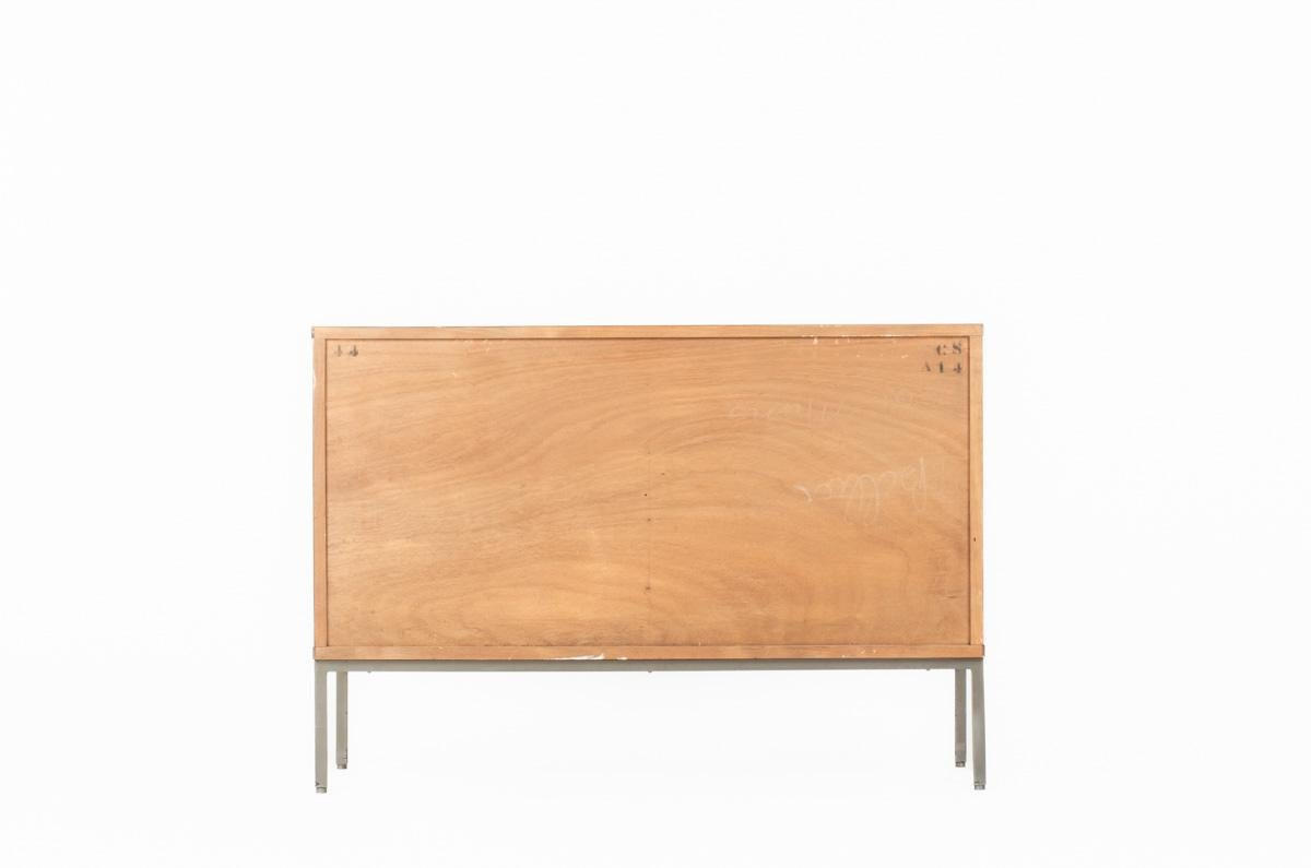 French Chest of drawers by Antoine Philippon and Jacqueline Lecoq for Degorre 1960 For Sale