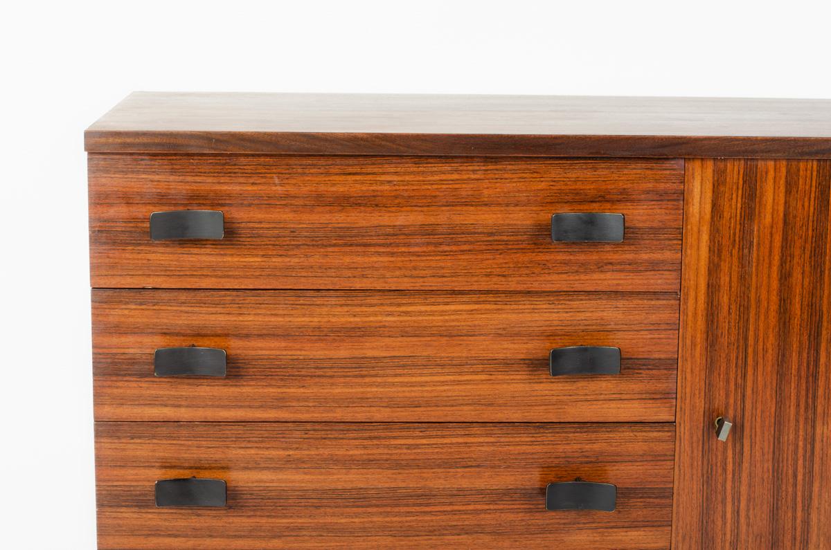 20th Century Chest of drawers by Antoine Philippon and Jacqueline Lecoq for Degorre 1960 For Sale
