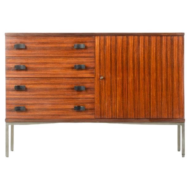 Chest of drawers by Antoine Philippon and Jacqueline Lecoq for Degorre 1960 For Sale