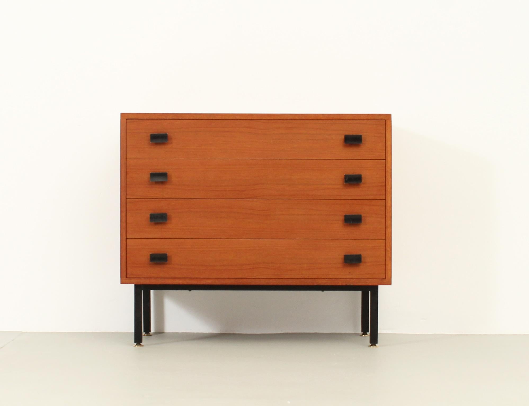 Mid-Century Modern Chest of Drawers by Antoine Philippon and Jacqueline Lecoq, France, 1957