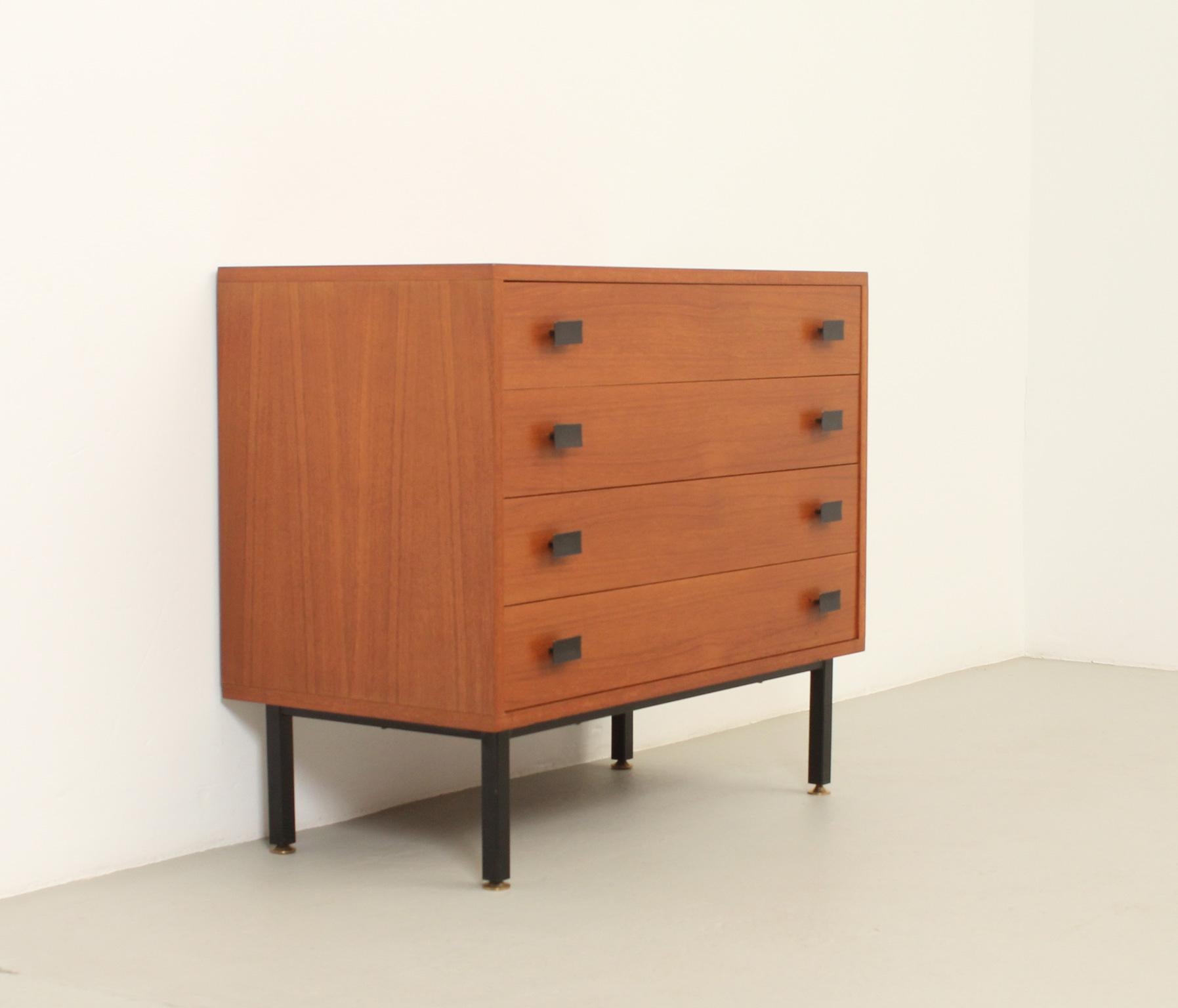Chest of Drawers by Antoine Philippon and Jacqueline Lecoq, France, 1957 In Good Condition In Barcelona, ES