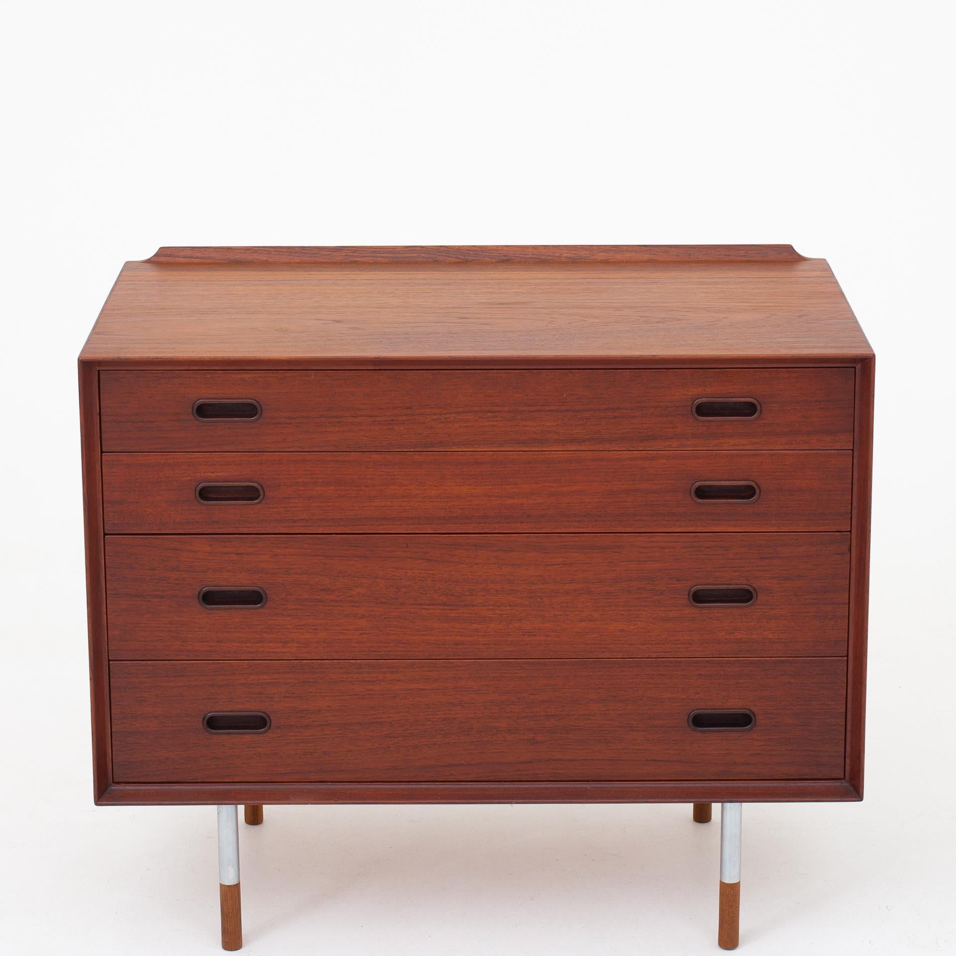 Patinated Chest of Drawers by Arne Vodder For Sale