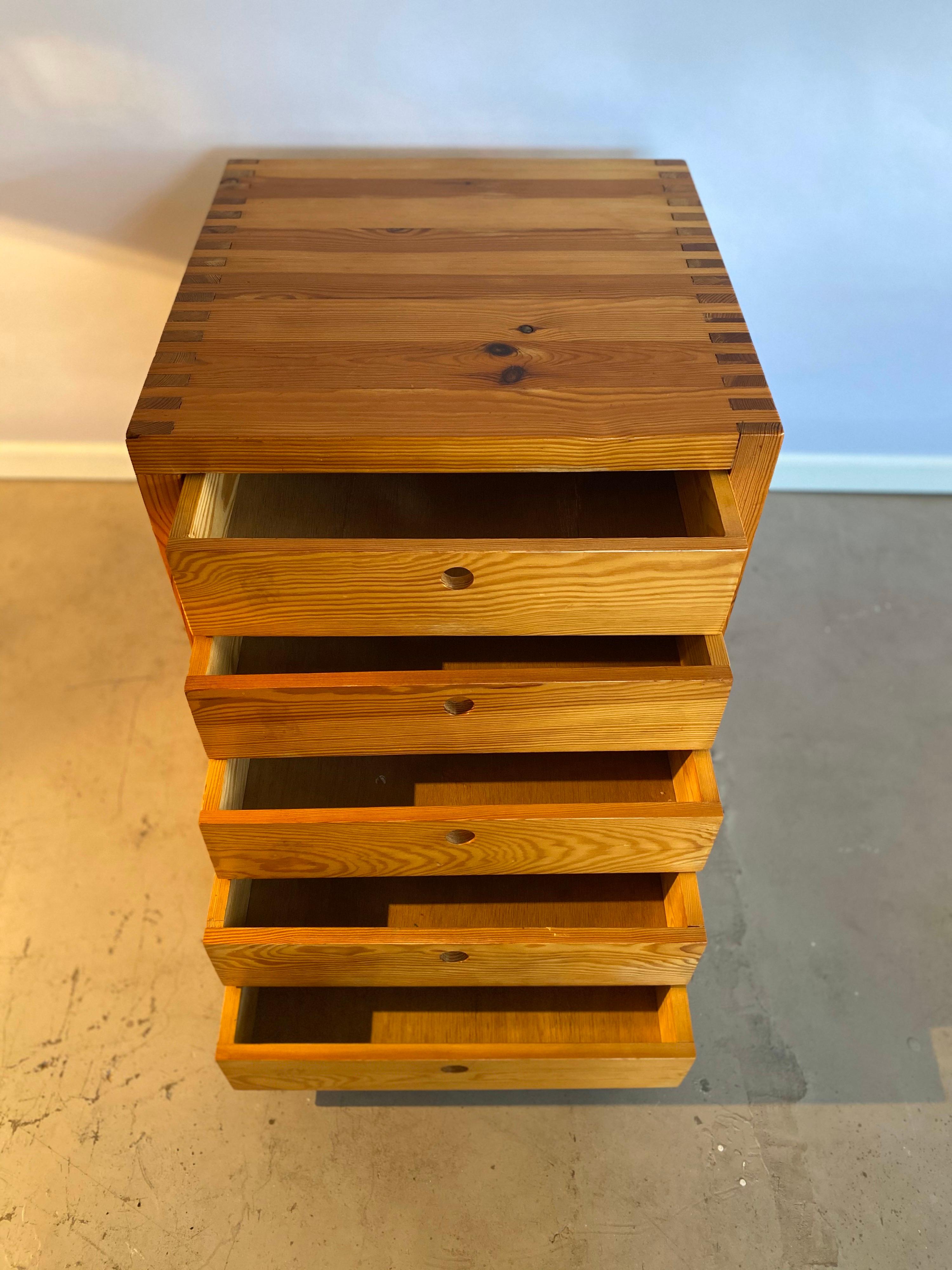 Dutch Chest of Drawers by Ate Van Apeldoorn, Perriand Les Arcs Style
