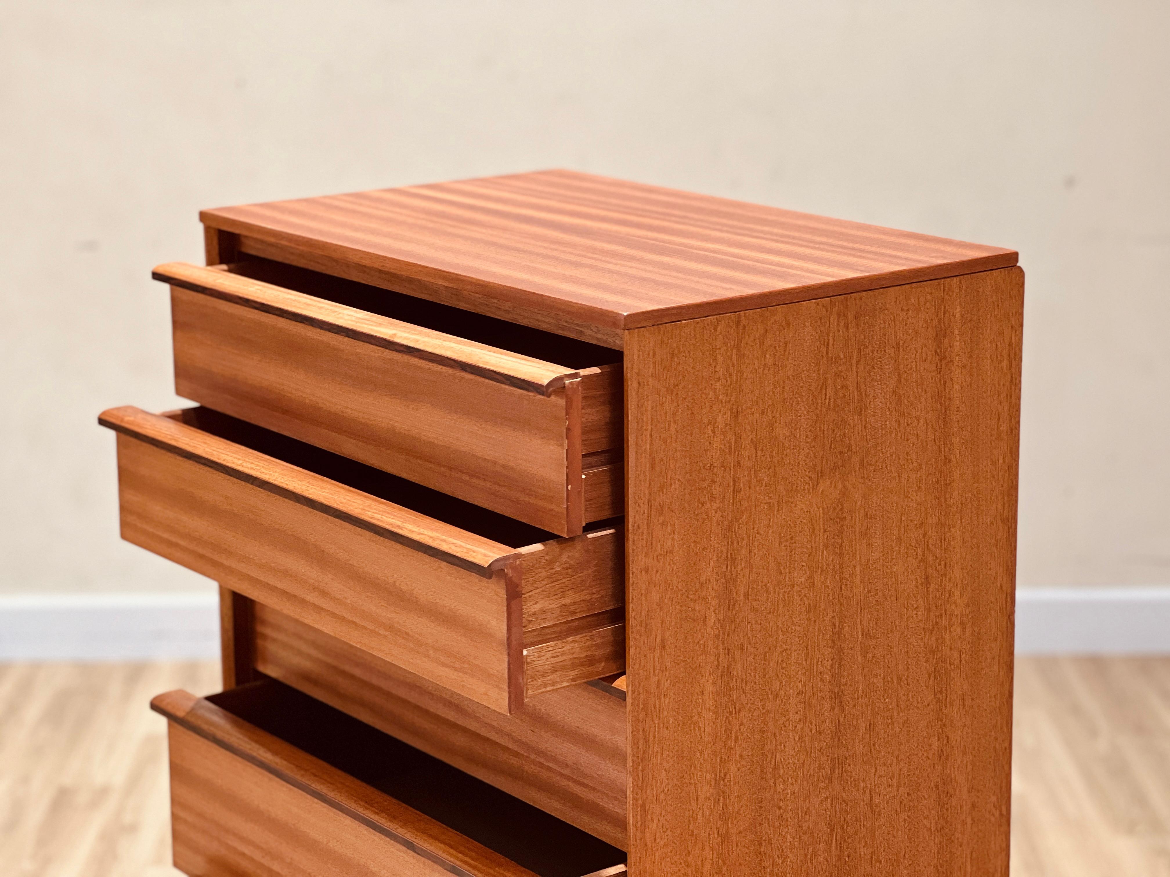 Teak Chest of drawers by Austin Suite, 1960 For Sale