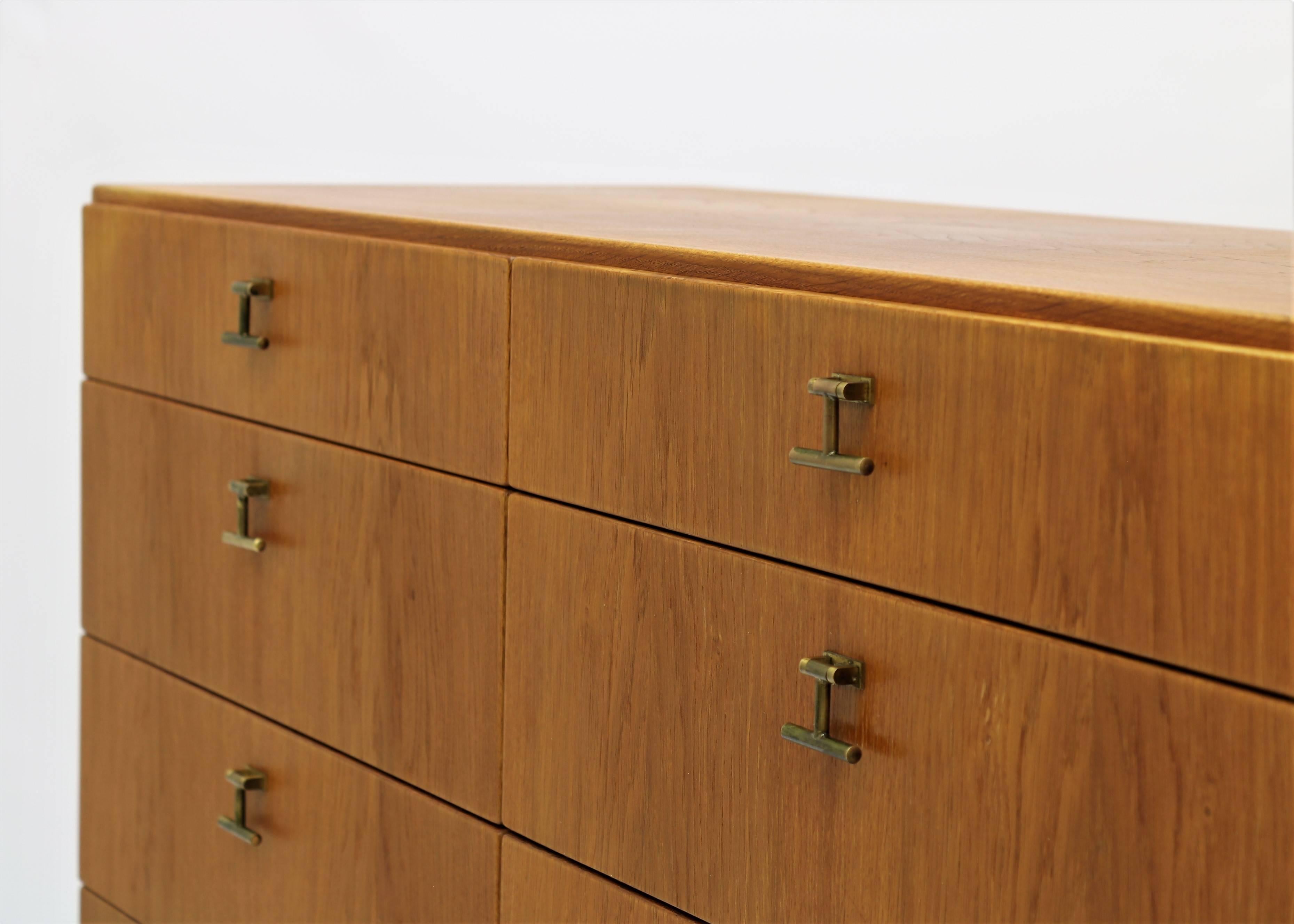 Danish Chest of Drawers by Børge Mogensen in Oak for FDB Møbler, 1950s