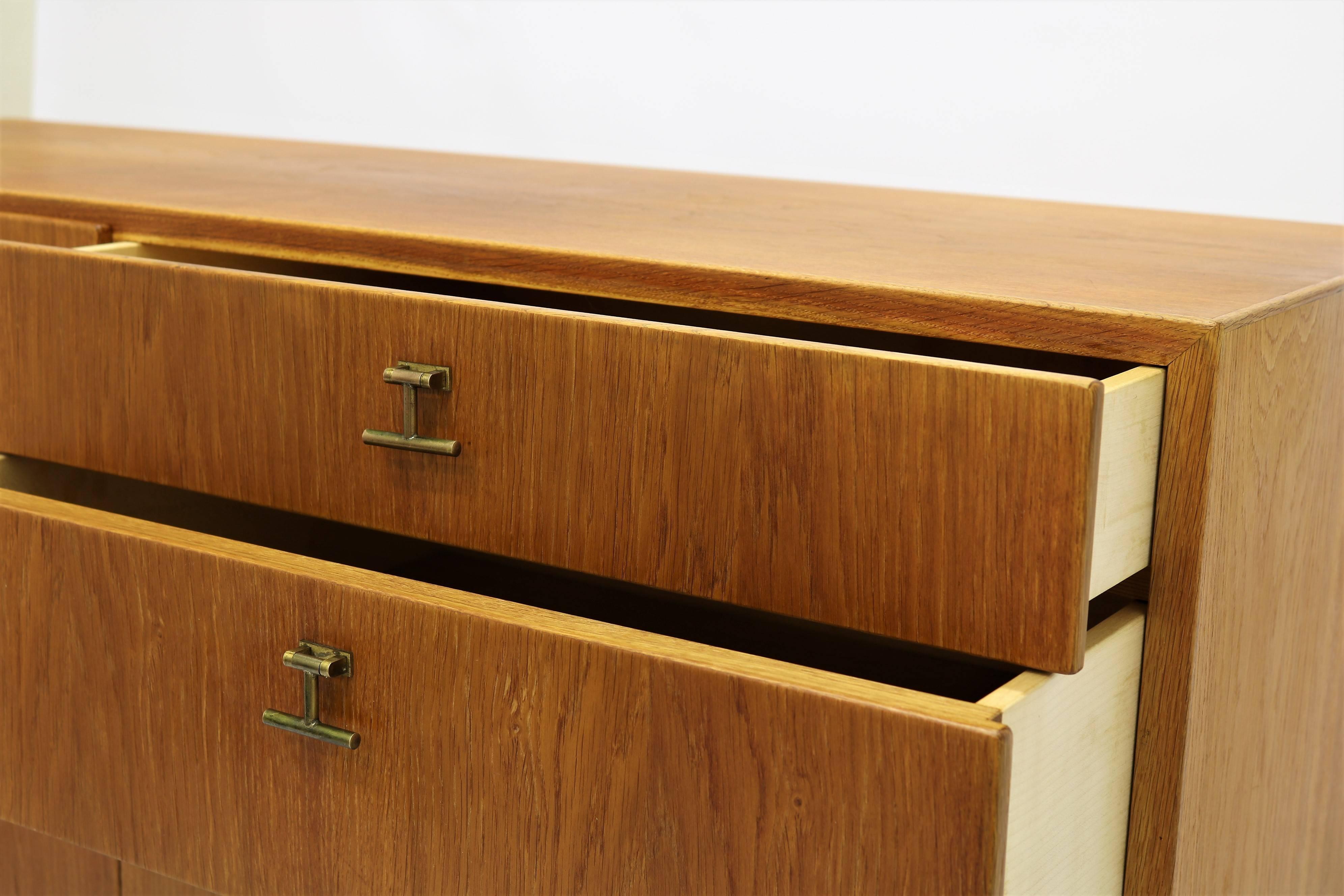 Chest of Drawers by Børge Mogensen in Oak for FDB Møbler, 1950s In Good Condition In Odense, DK
