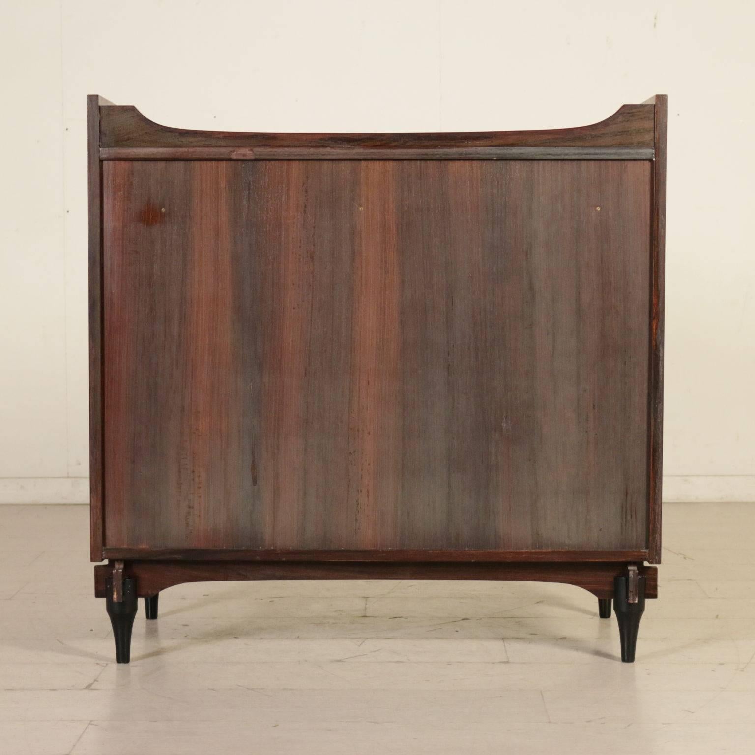 Chest of Drawers by Claudio Salocchi Rosewood Vintage, Italy, 1960s 5