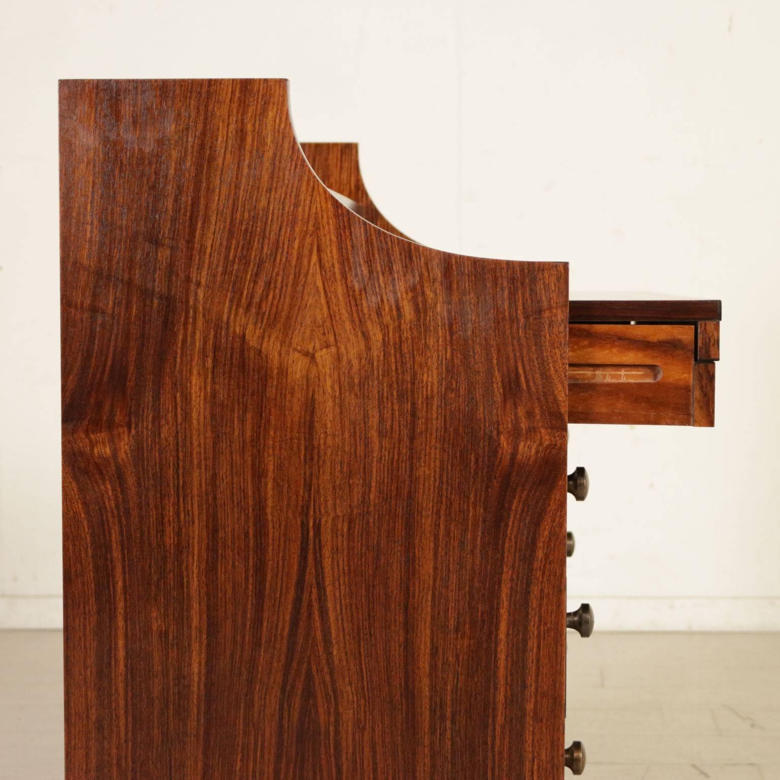 Chest of Drawers by Claudio Salocchi Rosewood Vintage, Italy, 1960s 7