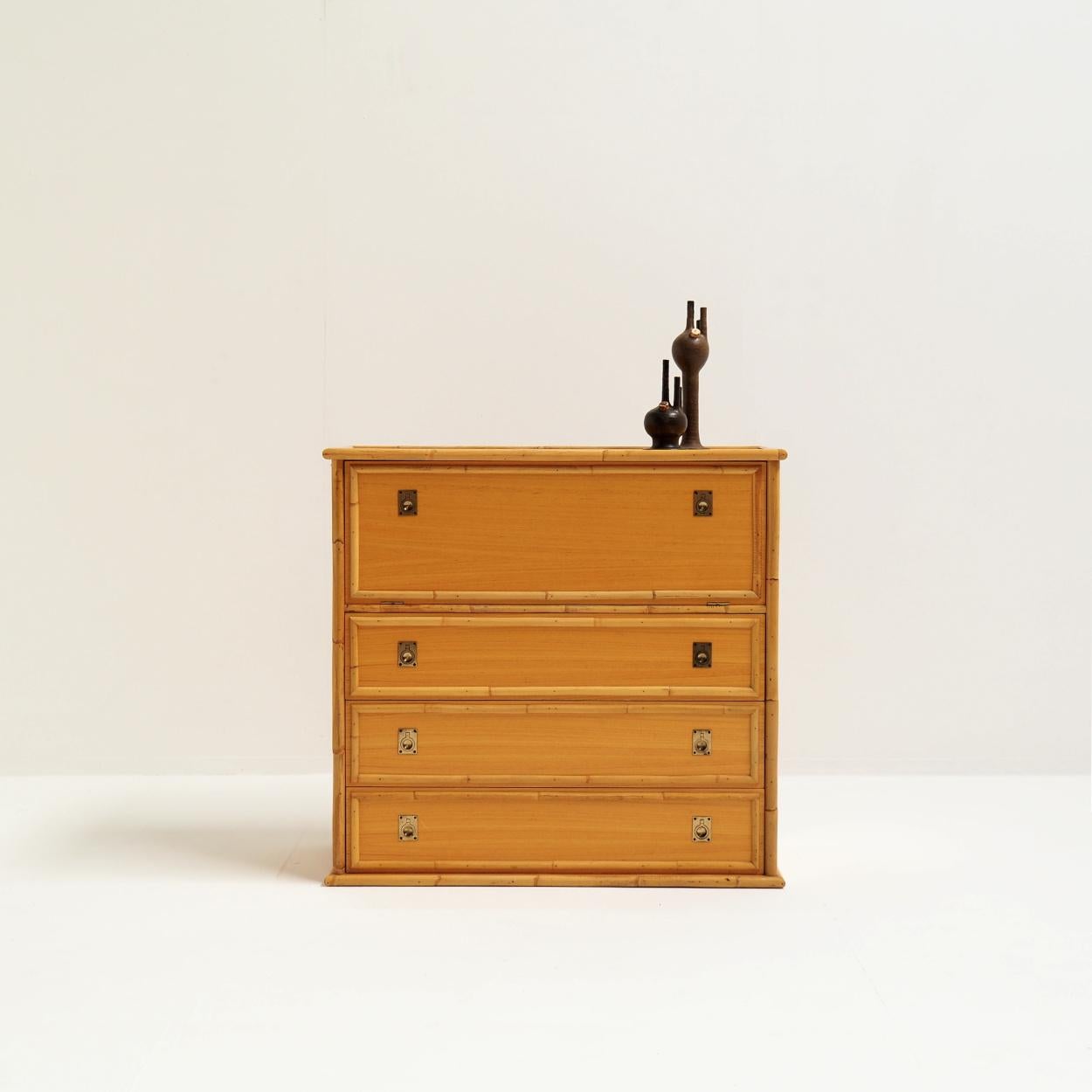 Italian Chest of Drawers by Dal Vera for Roche Bobois, Signed, 1978 For Sale