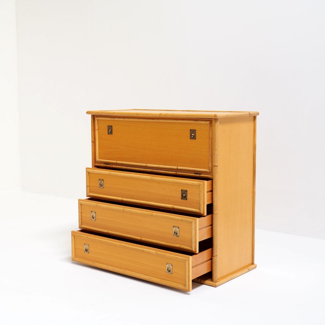 Late 20th Century Chest of Drawers by Dal Vera for Roche Bobois, Signed, 1978 For Sale