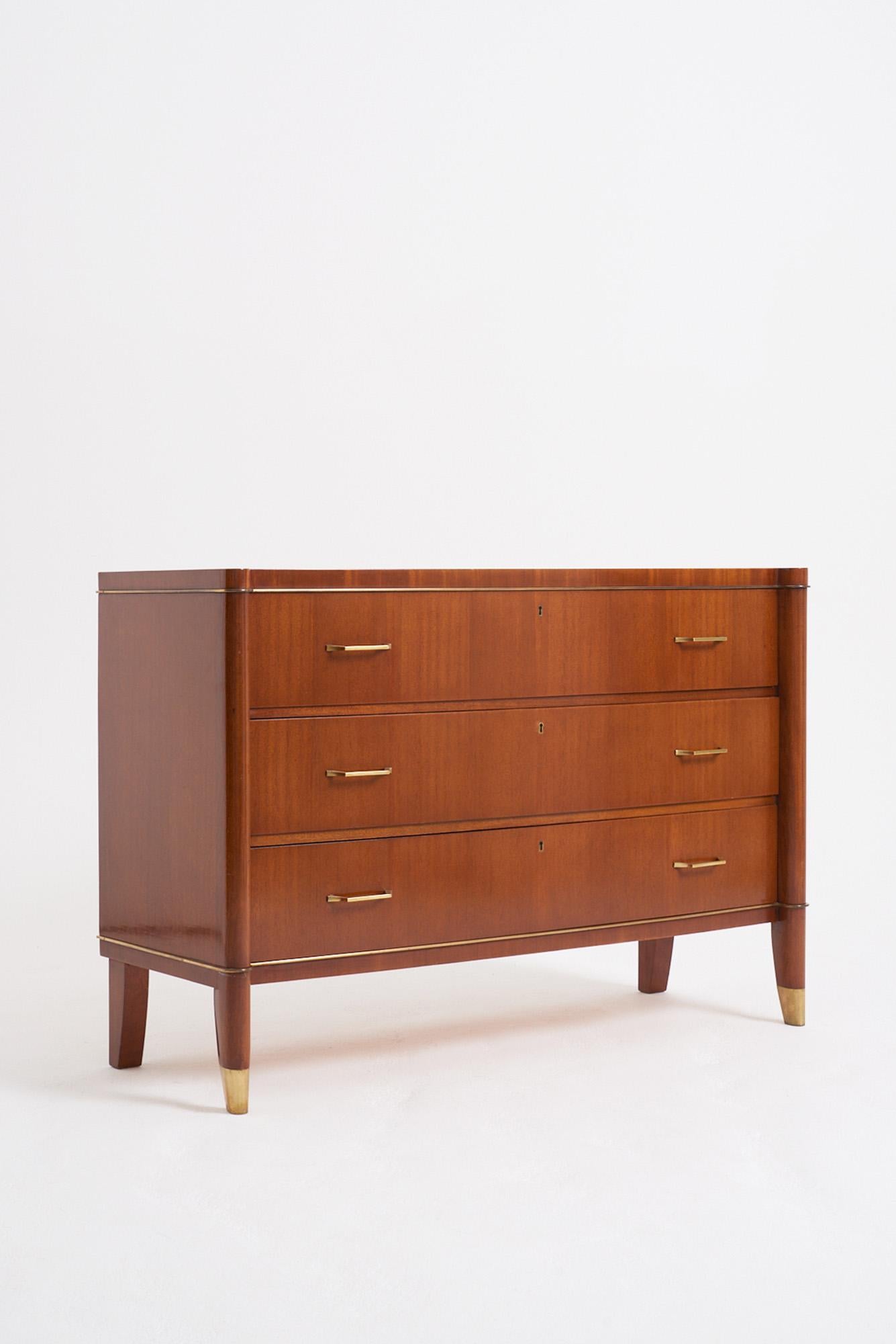 Belgian Chest of Drawers by De Coene Frères For Sale
