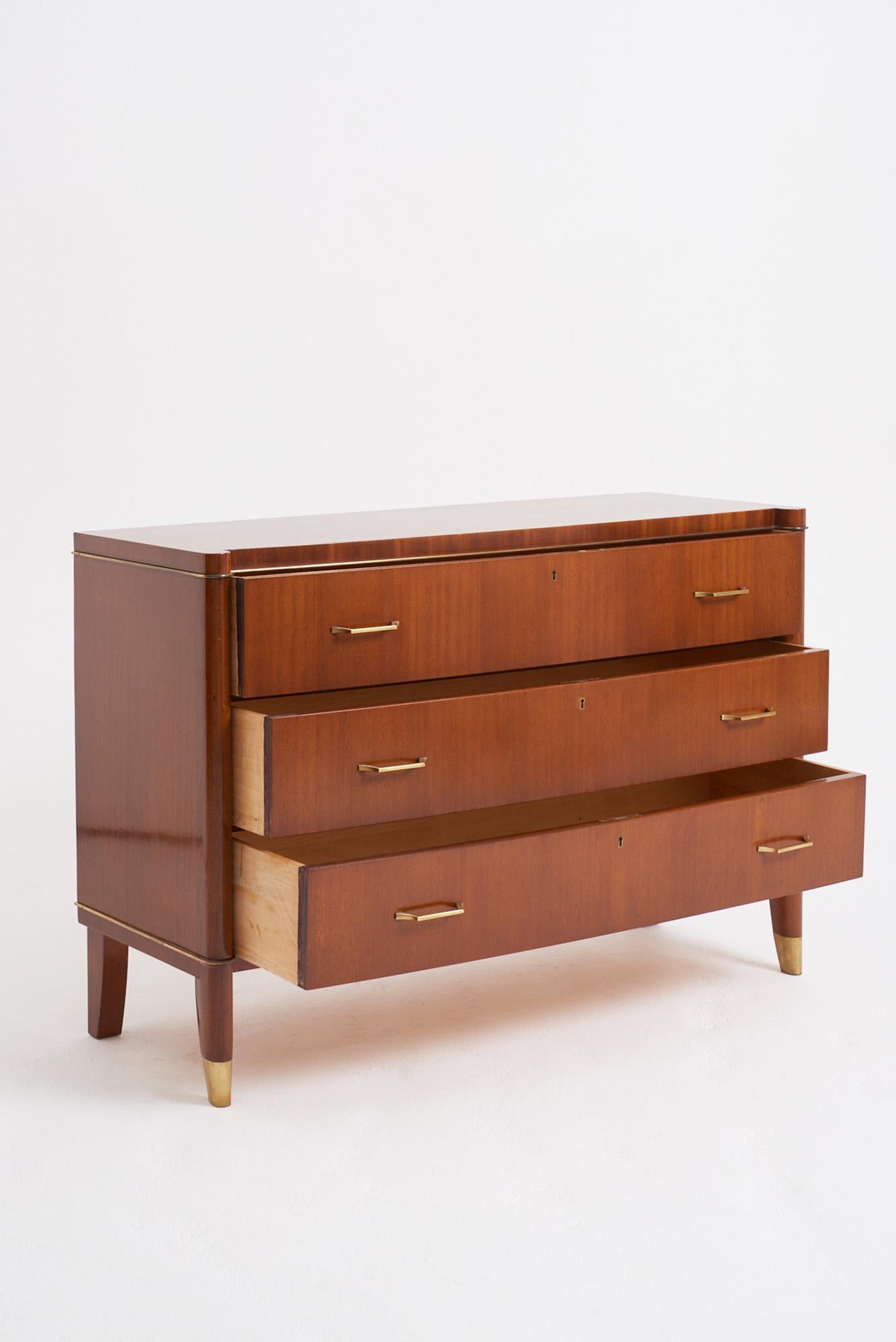 Chest of Drawers by De Coene Frères In Good Condition For Sale In London, GB