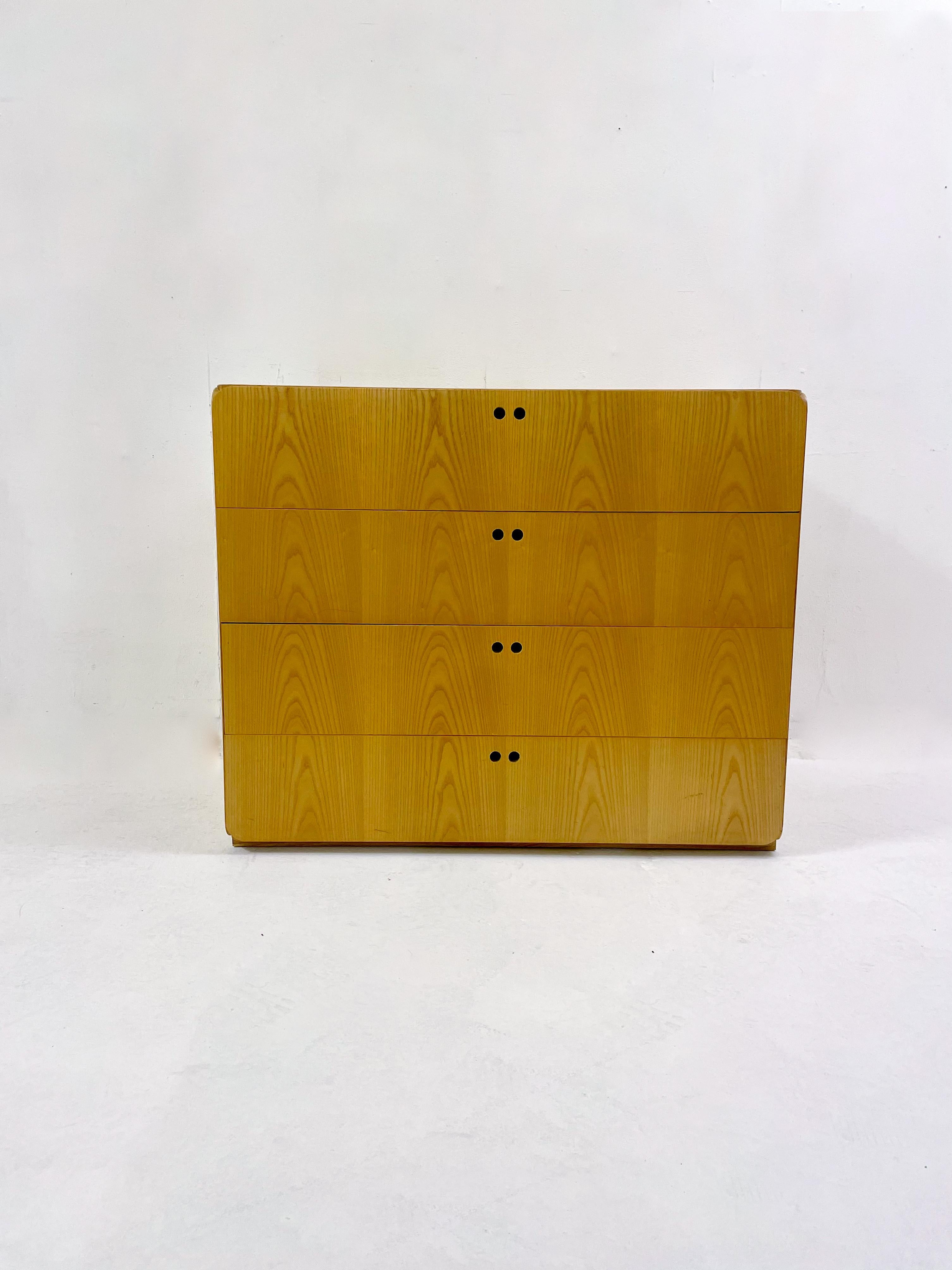 Chest of Drawers by Derk Jan de Vries, Wood, 1980s.