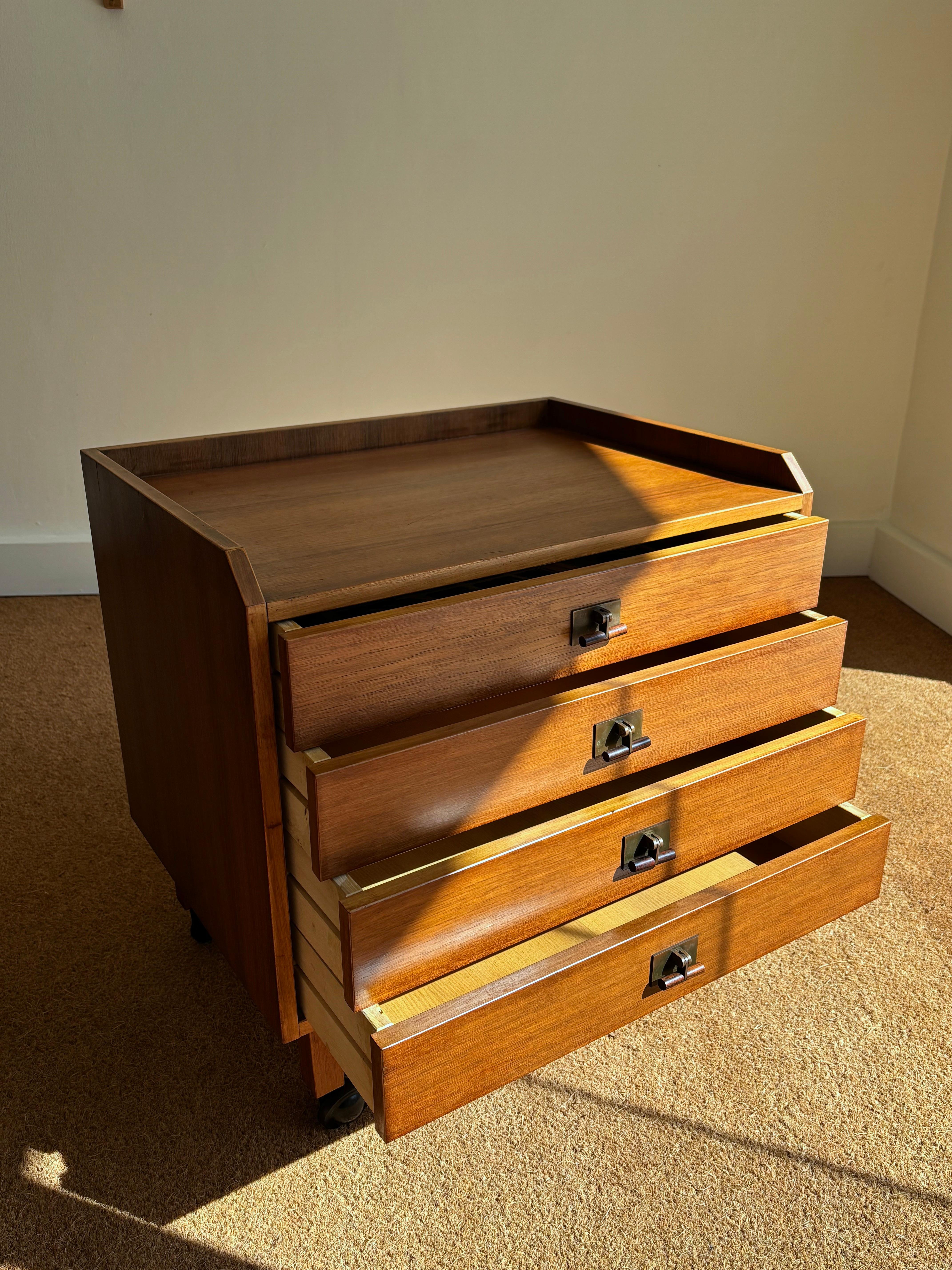 Mid-Century moderno Cassettiera di Franco Albini per Poggi, Italia, 1958 in vendita