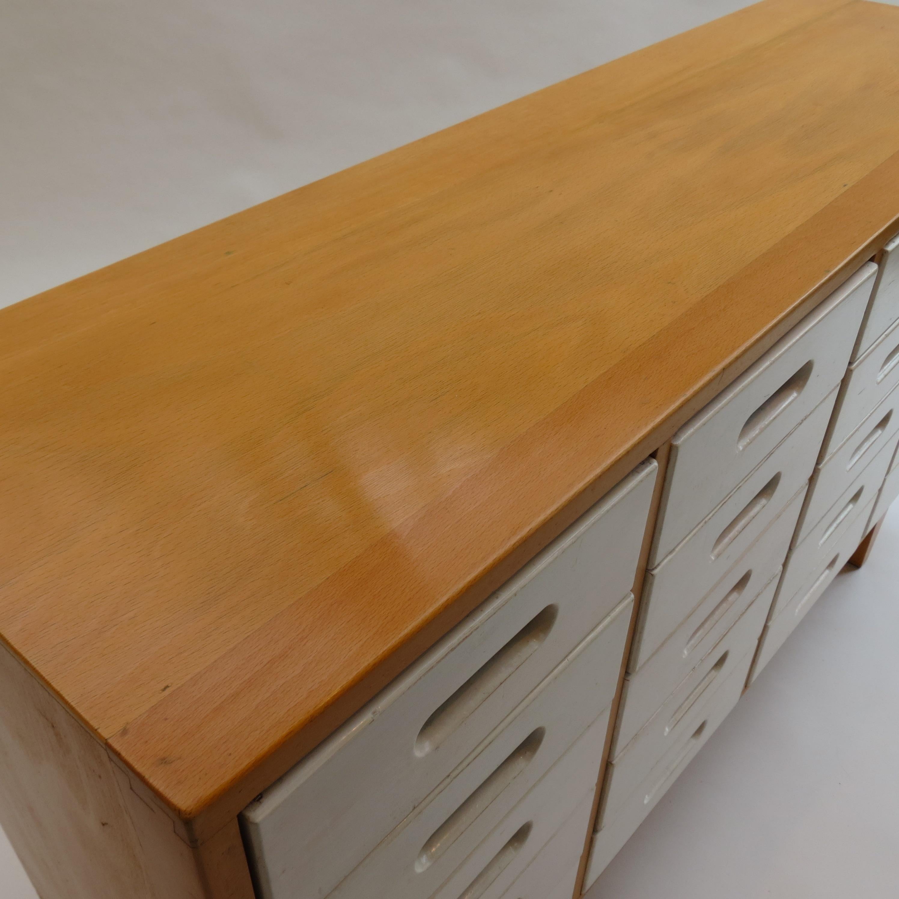 Beech Chest of Drawers by James Leonard for Esavian ESA 1