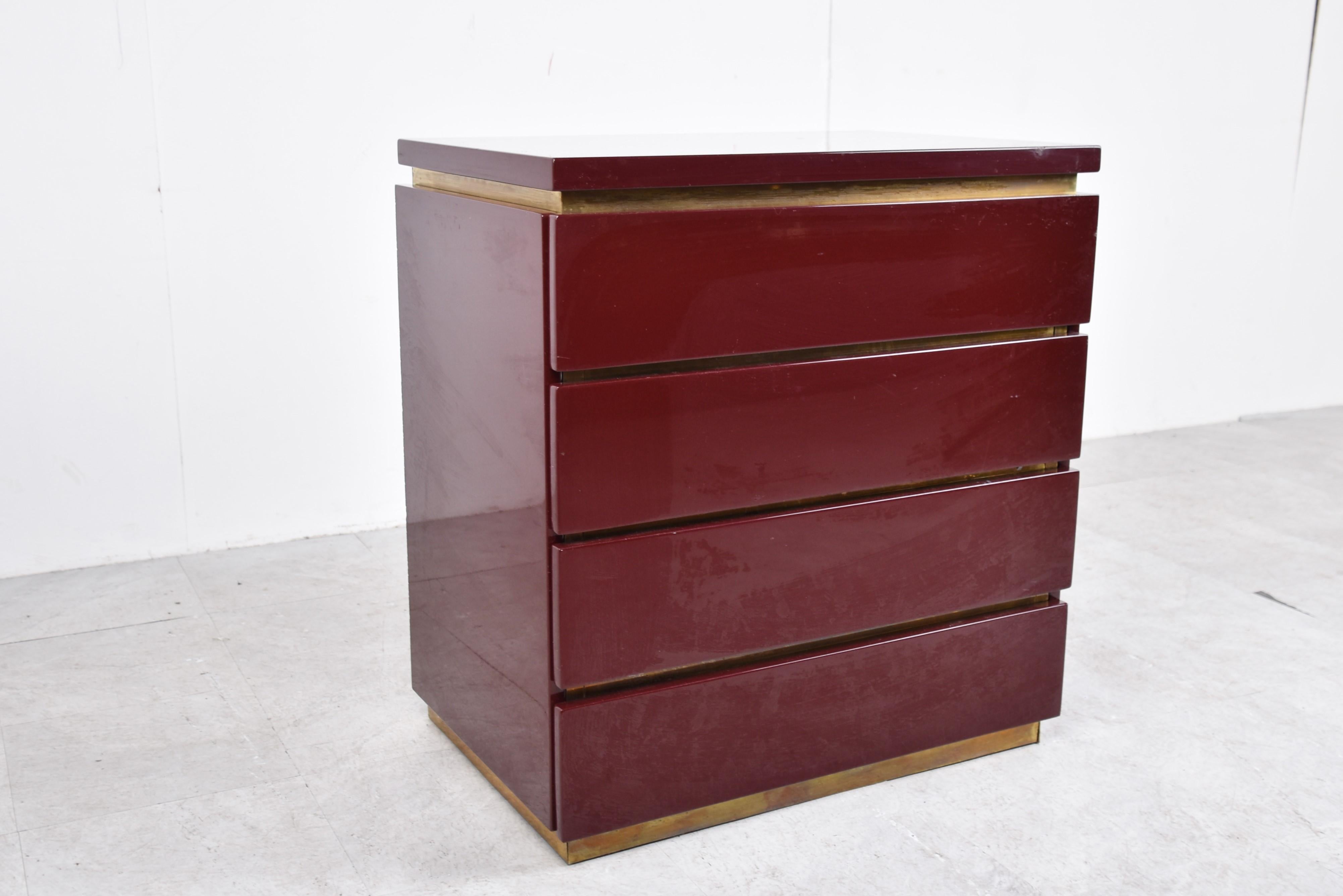 Chest of drawers by Jean Claude Mahey, 1970s In Good Condition In HEVERLEE, BE