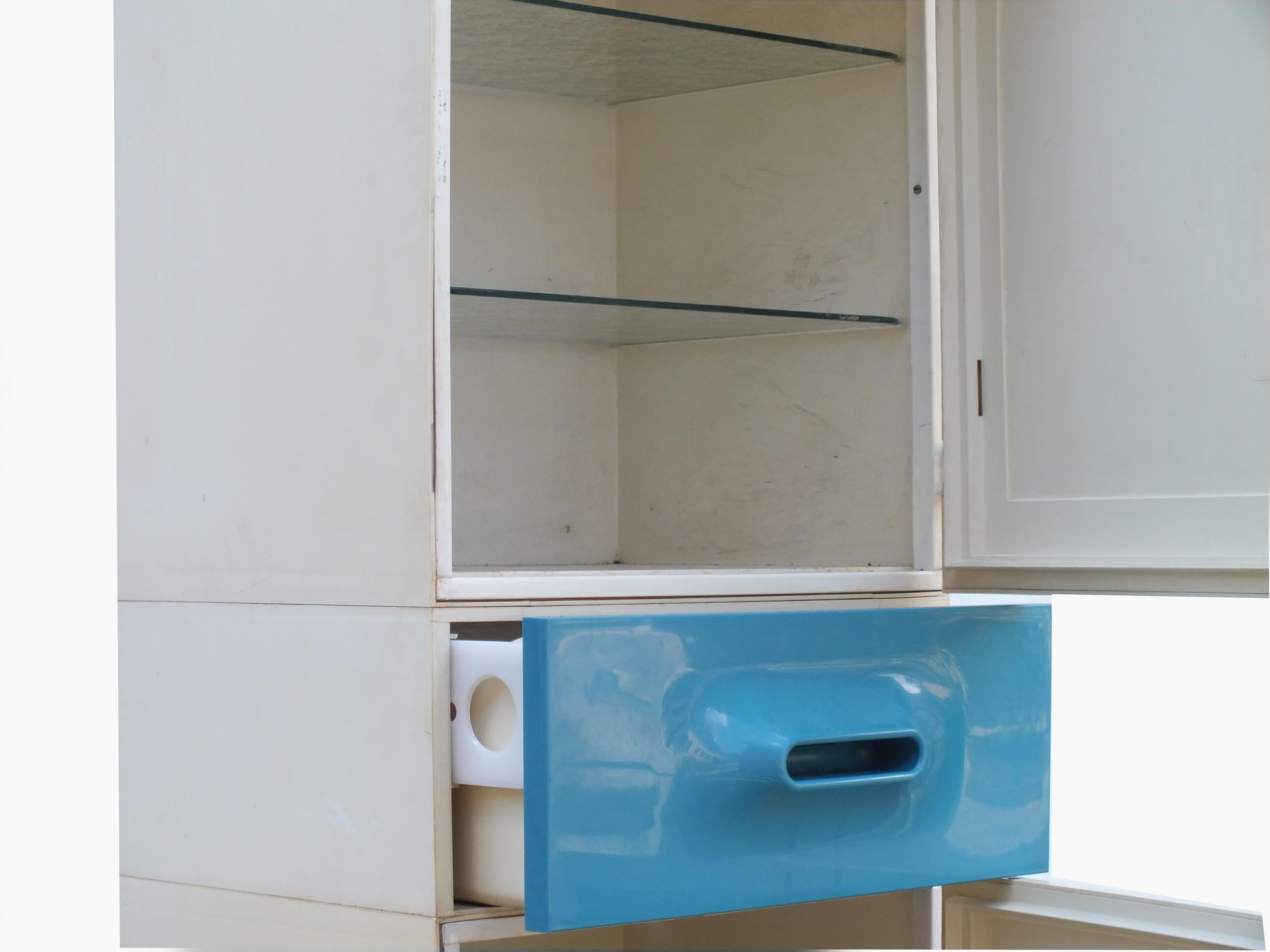 kommode-von-marc-held design -für-prisunic hersteller im jahr 1970 (Kunststoff) im Angebot