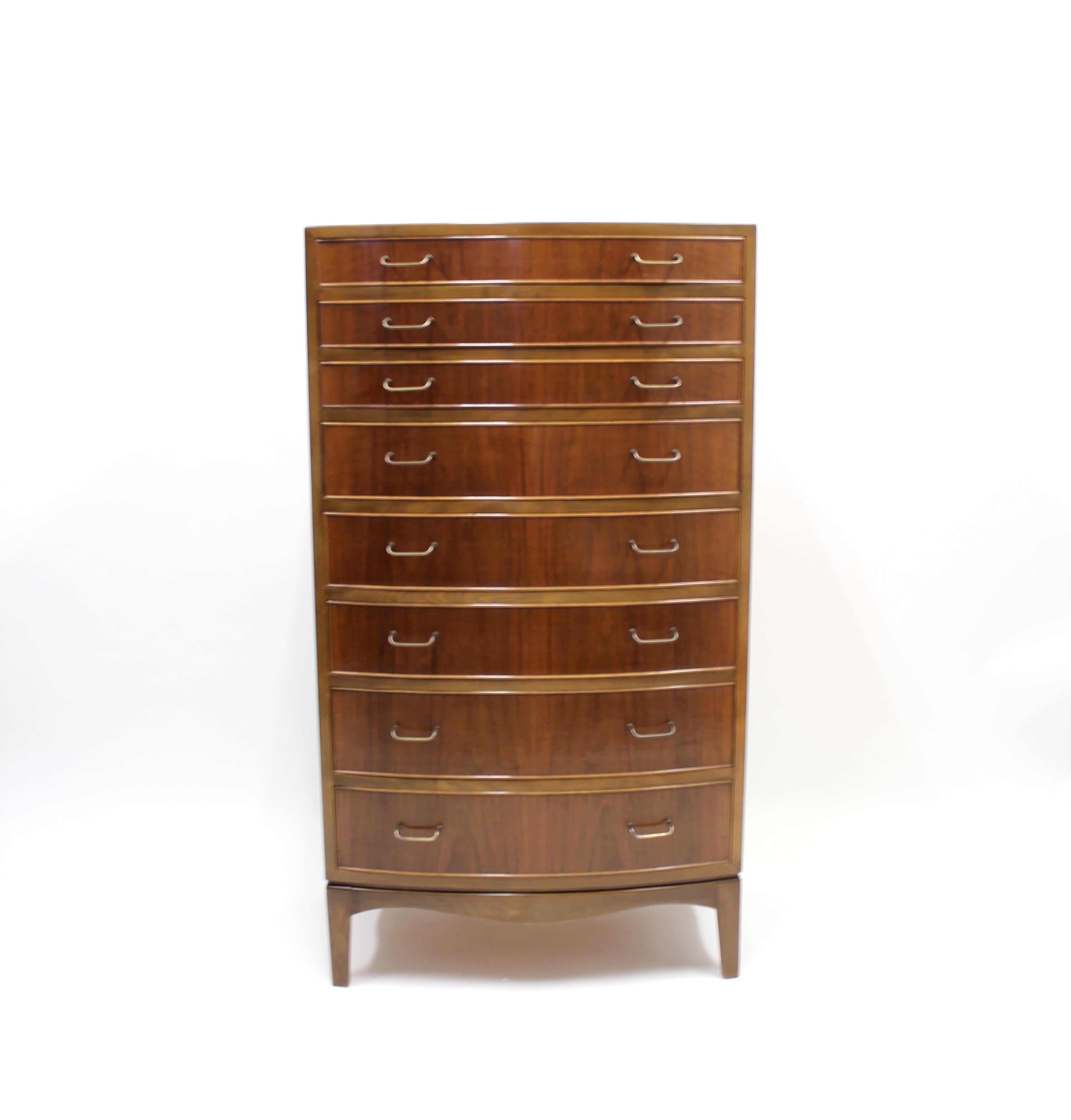 Scandinavian Modern Chest of Drawers by Ole Wanscher for A.J. Iversen, 1940s For Sale