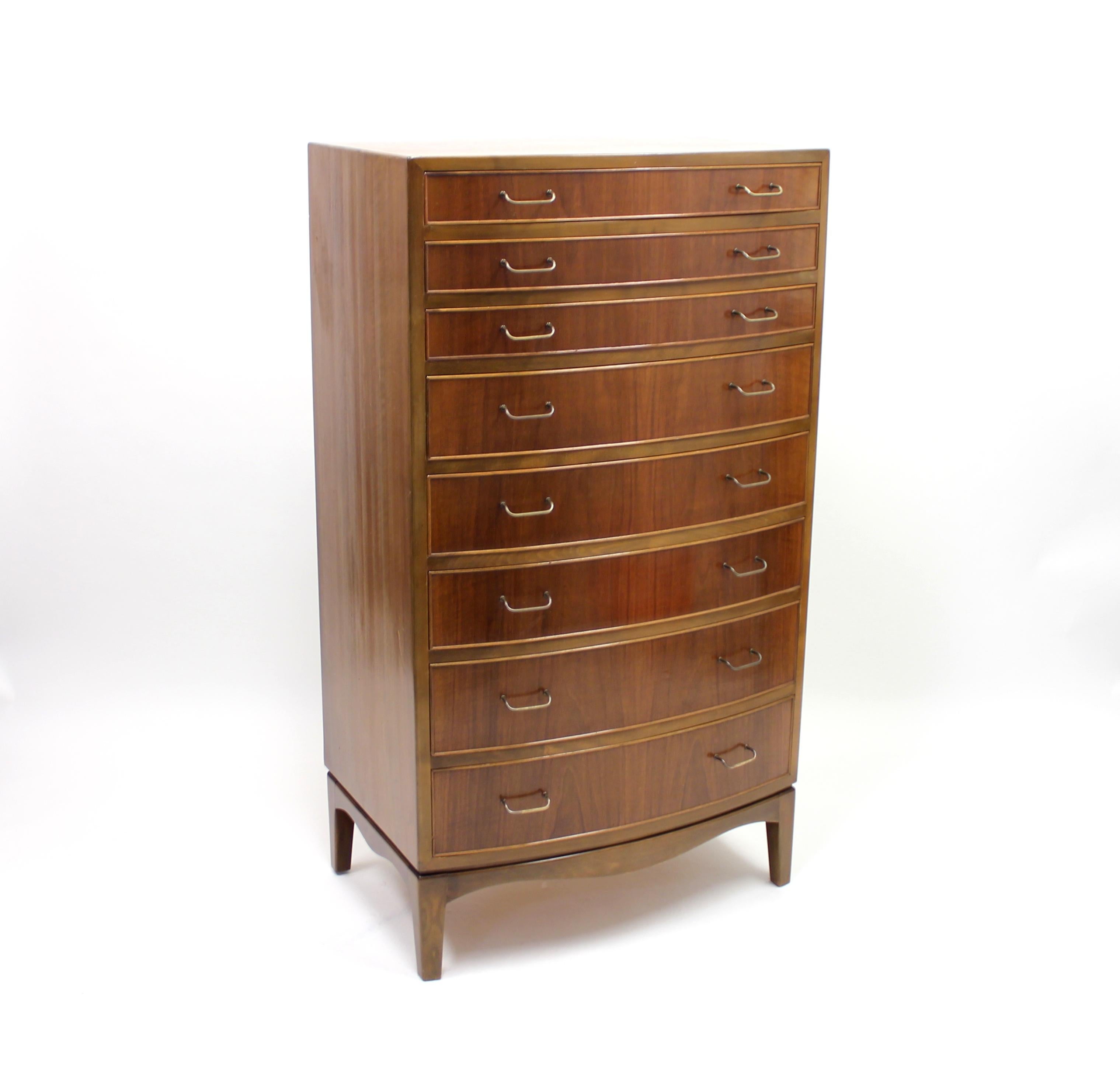 Danish Chest of Drawers by Ole Wanscher for A.J. Iversen, 1940s For Sale