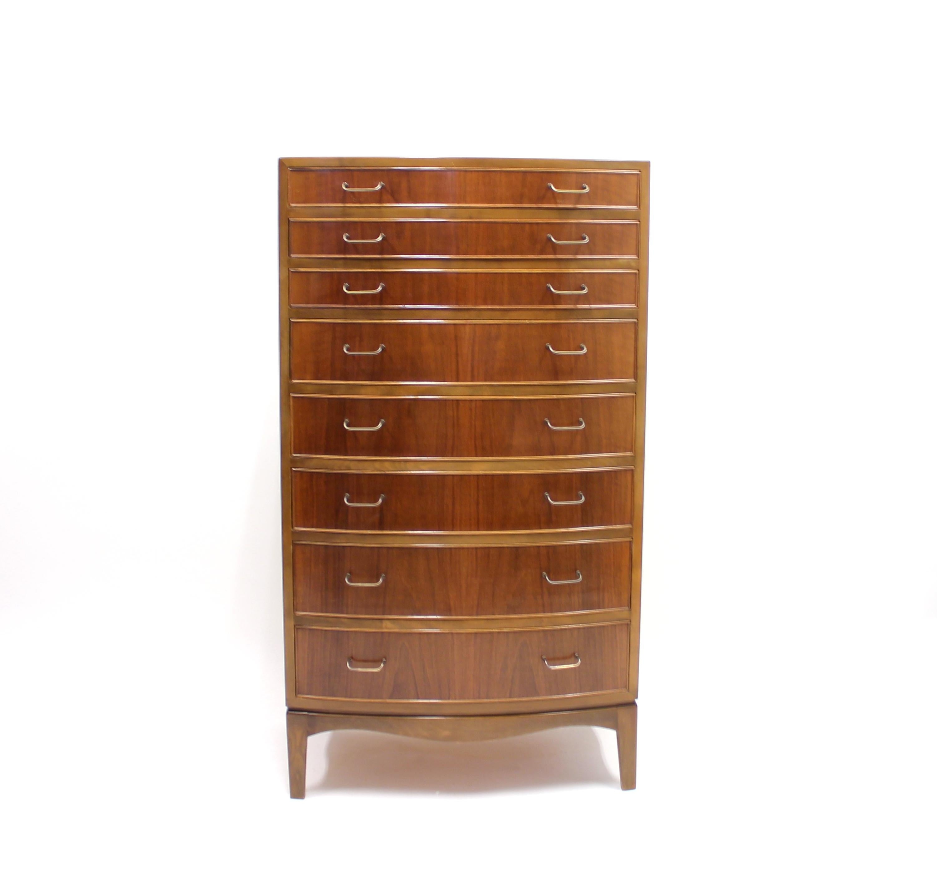 Chest of Drawers by Ole Wanscher for A.J. Iversen, 1940s In Good Condition For Sale In Uppsala, SE