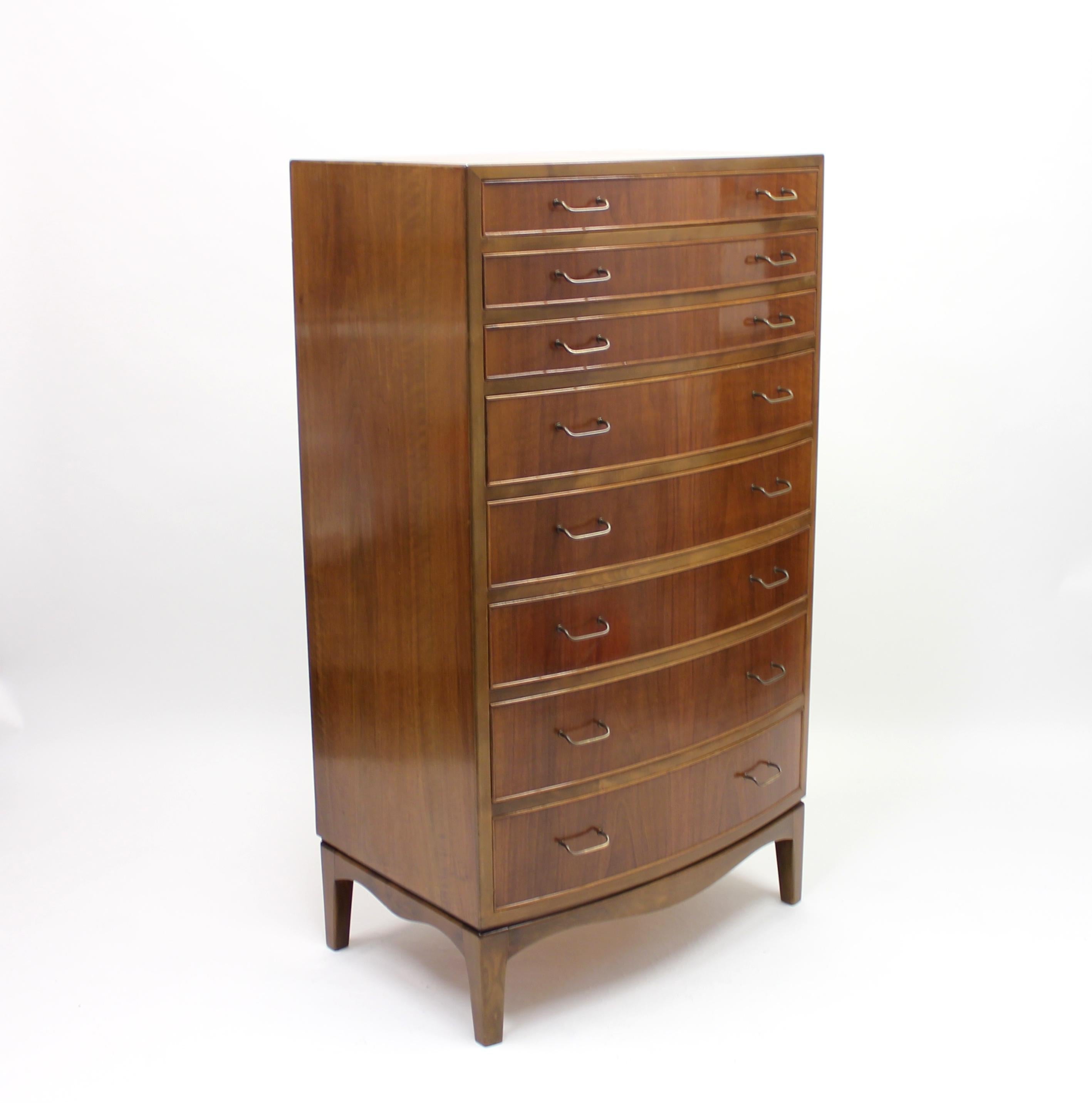 Mid-20th Century Chest of Drawers by Ole Wanscher for A.J. Iversen, 1940s For Sale
