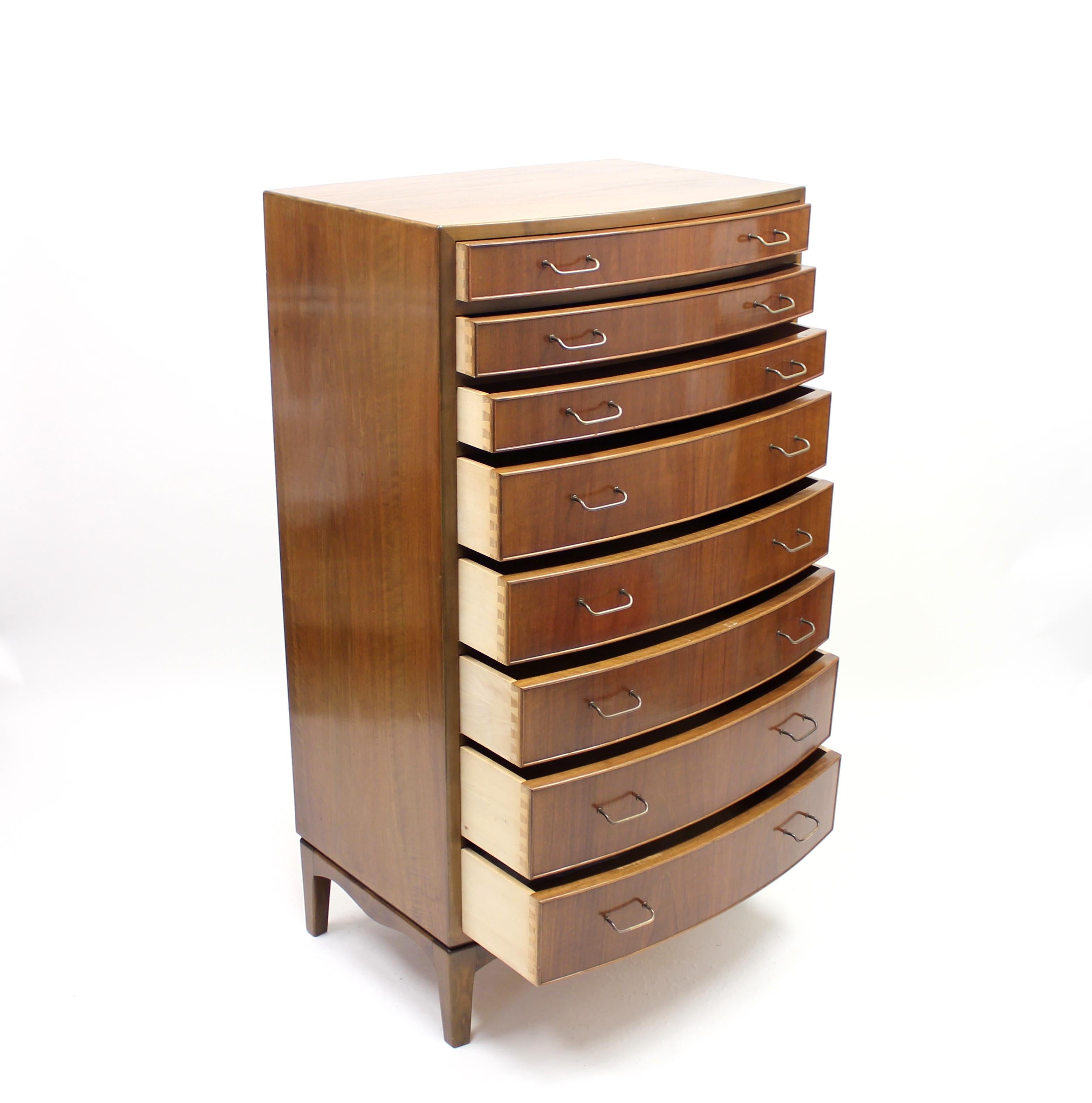 Chest of Drawers by Ole Wanscher for A.J. Iversen, 1940s For Sale 1