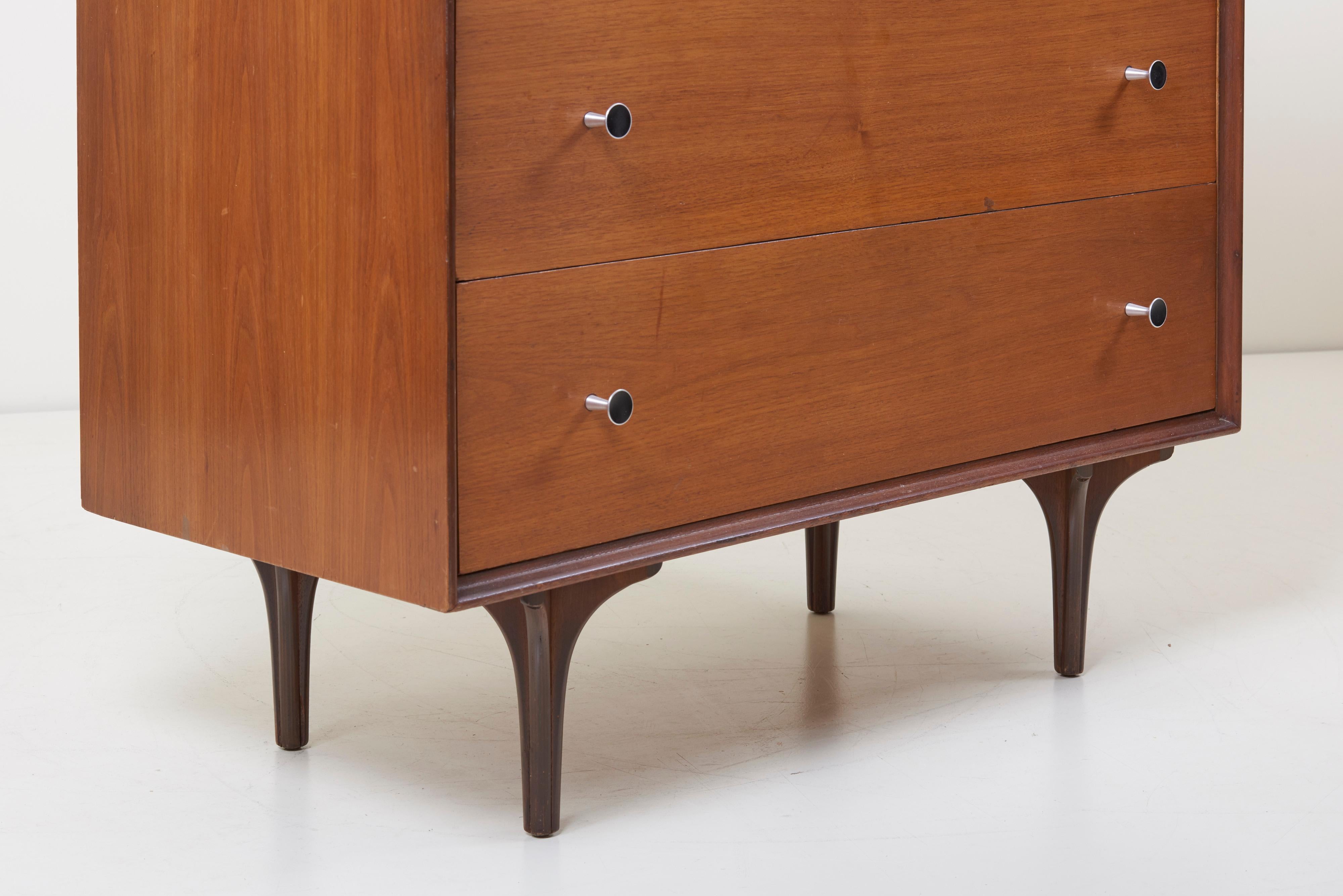 Mid-Century Modern Chest of Drawers by Craig Nealy for Glenn of California, US, 1950s For Sale