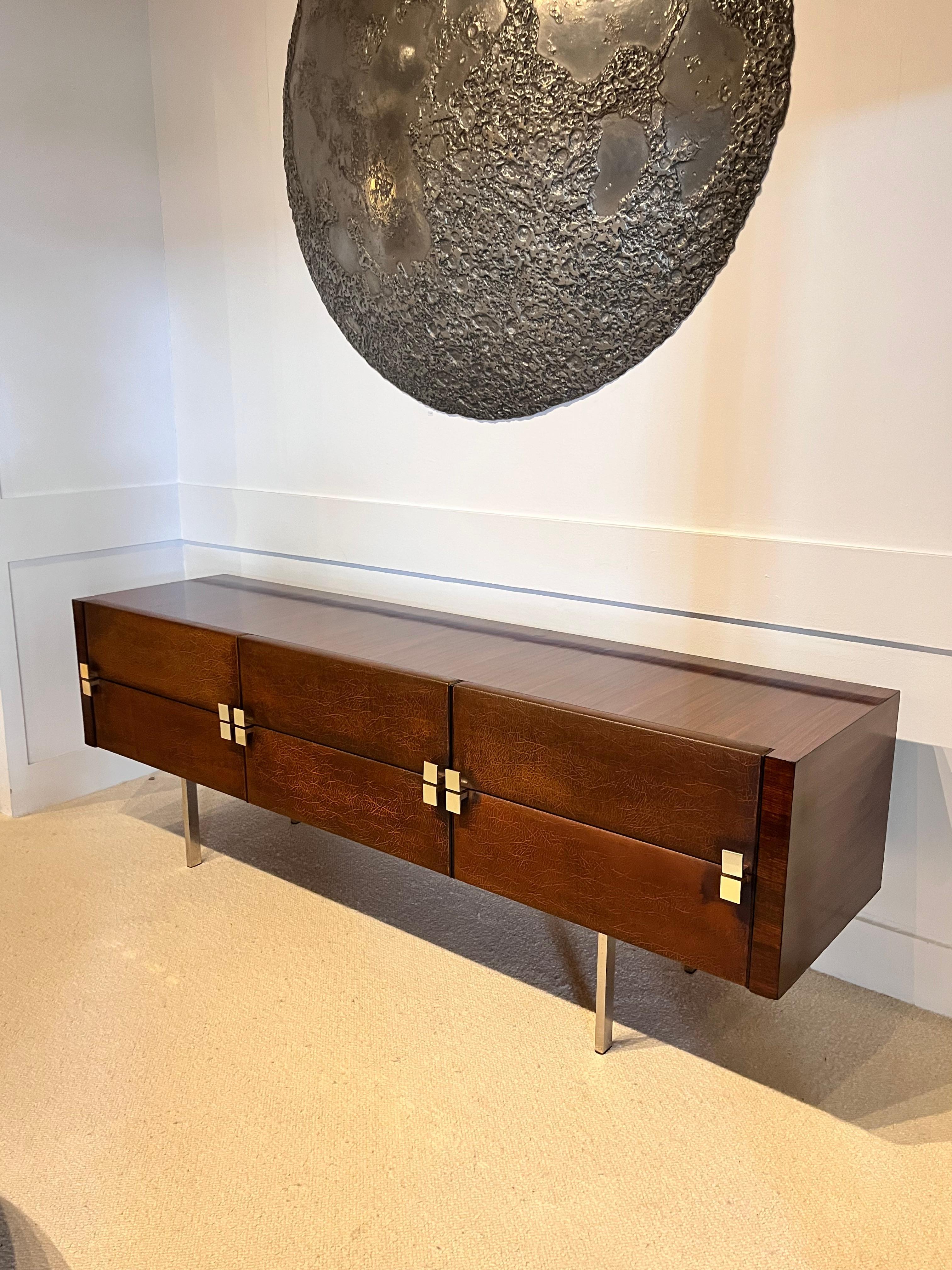 French Chest of Drawers by Roger Landault For Sale
