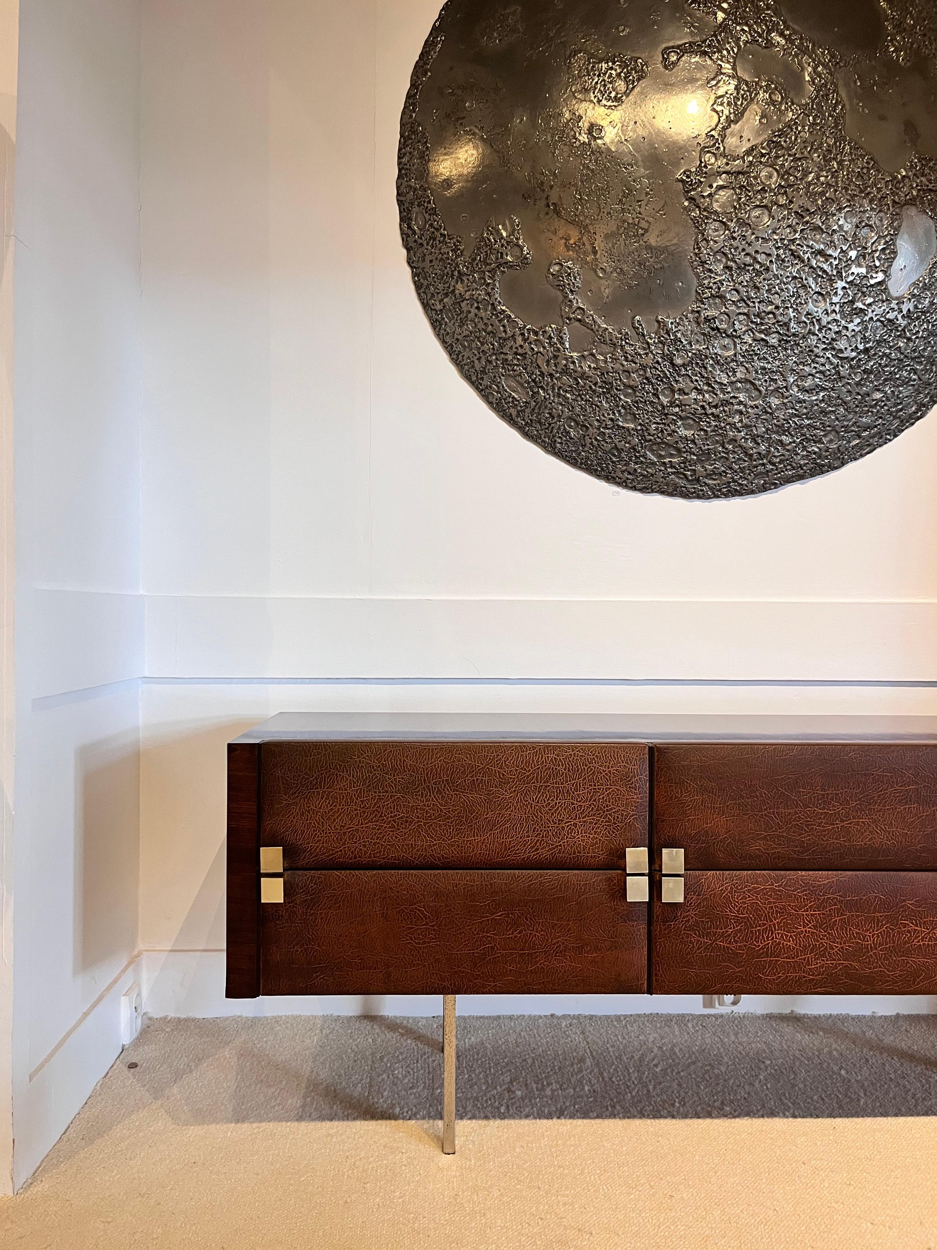 Mid-20th Century Chest of Drawers by Roger Landault For Sale