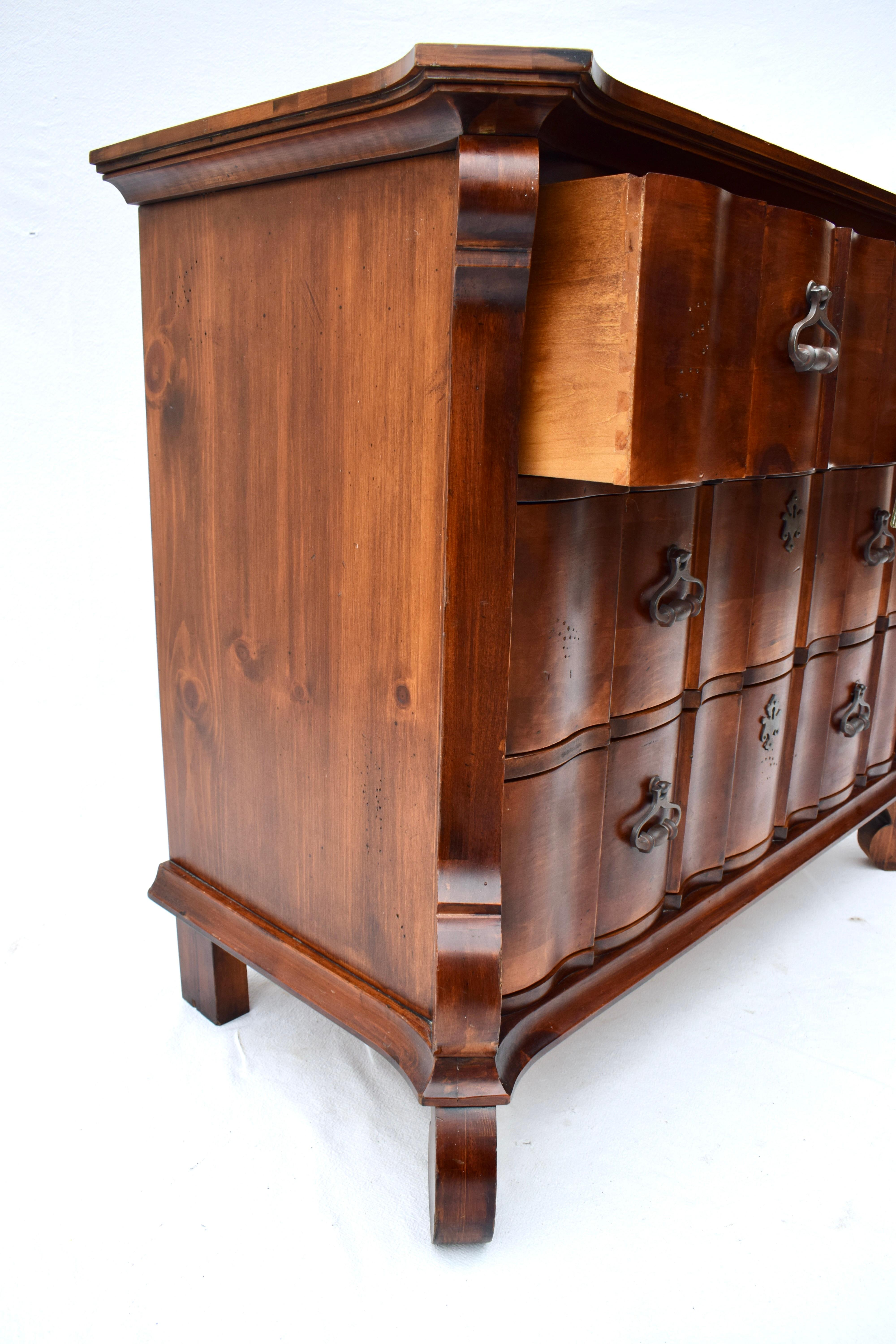 Romweber Spanish Baroque Pine Commodes Chest of Drawers 5