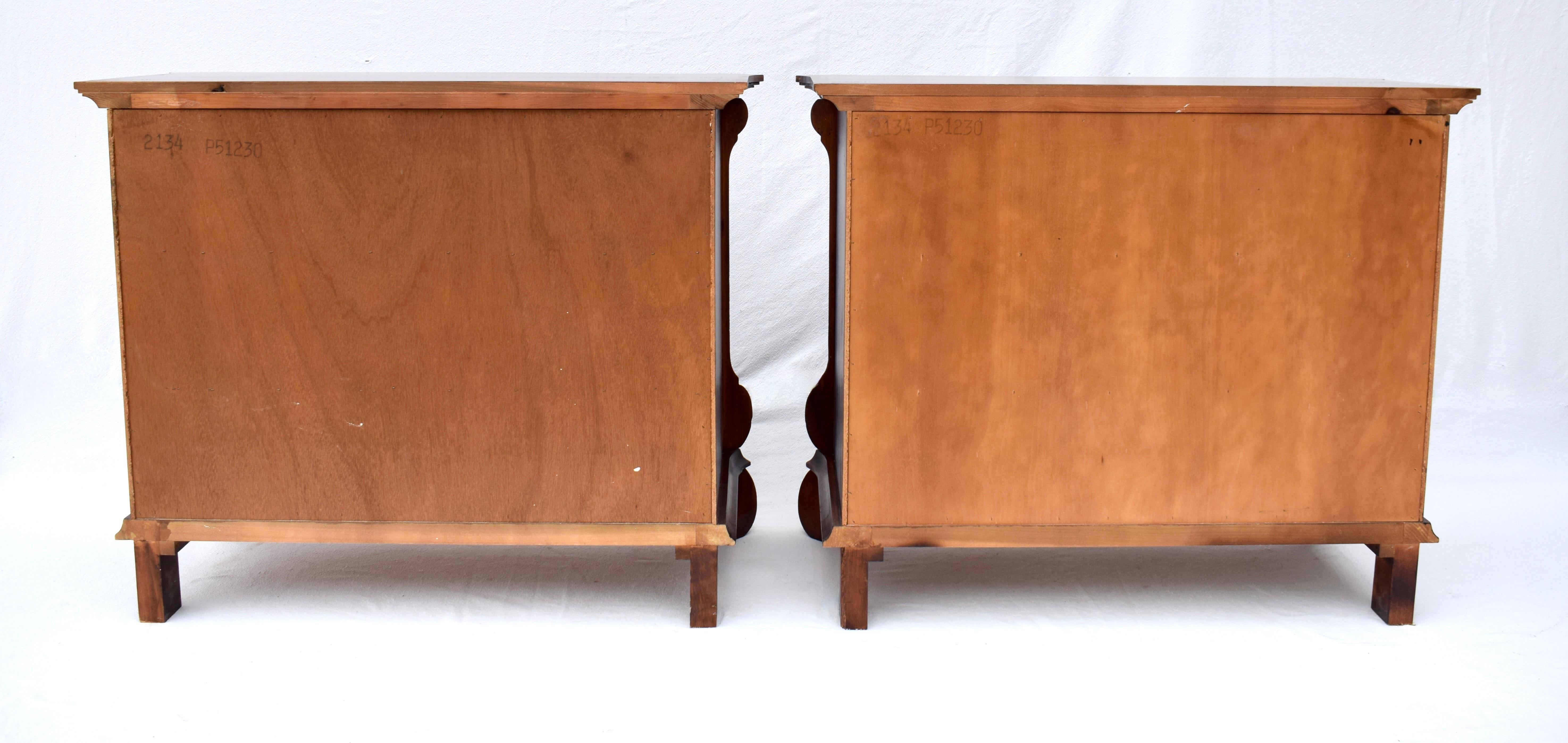 Late 20th Century Romweber Spanish Baroque Pine Commodes Chest of Drawers