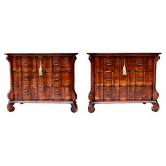 Romweber Spanish Baroque Pine Commodes Chest of Drawers