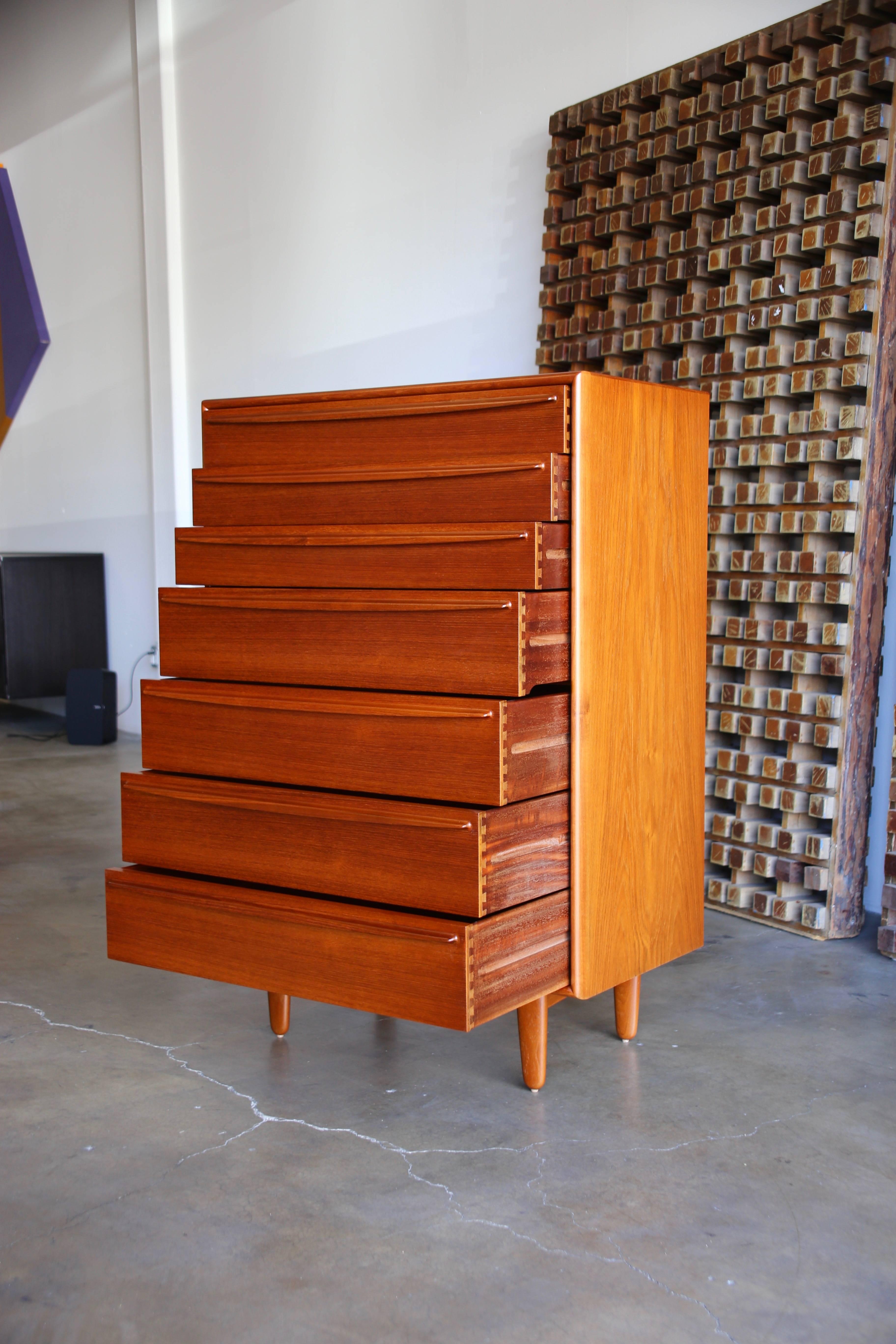 Chest of Drawers by Svend Aage Madsen for Falster In Good Condition In Costa Mesa, CA