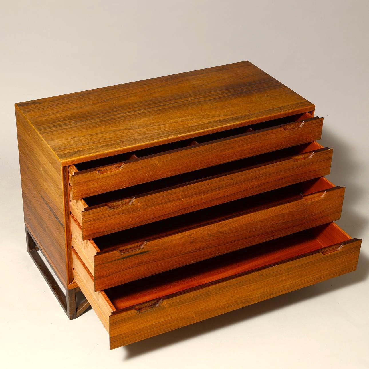 Mid-Century Modern Chest of Drawers by Svend Langkilde, design 1950's