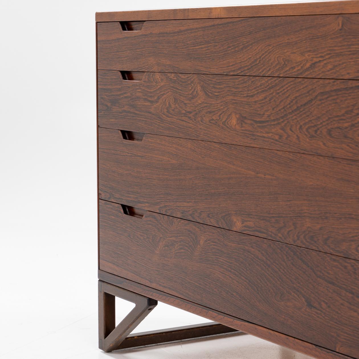 Patinated Chest of drawers by Svend Langkilde / Illums Bolighus For Sale
