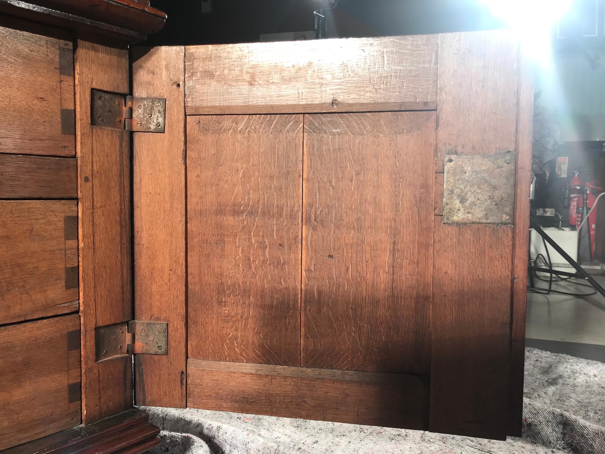 Chest of Drawers Chest Commode Architectural Facade Enclosed Renaissance Cedar For Sale 2