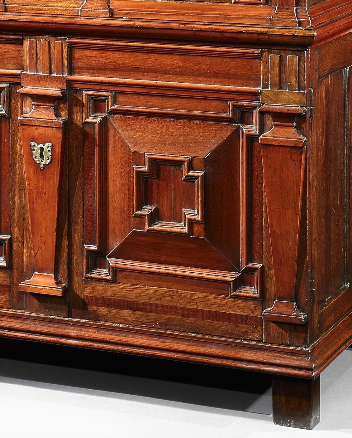 Joinery Chest of Drawers Chest Commode Architectural Facade Enclosed Renaissance Cedar For Sale