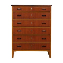 Chest of Drawers Danish Design Teak, 1960-1970 Vintage