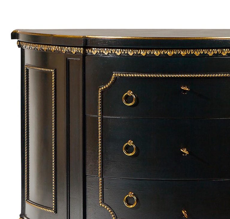 Chest Of Drawers Demi Lune Neoclassic Style For Sale At 1stdibs