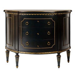 Chest of Drawers "Demi-Lune" Neoclassic Style