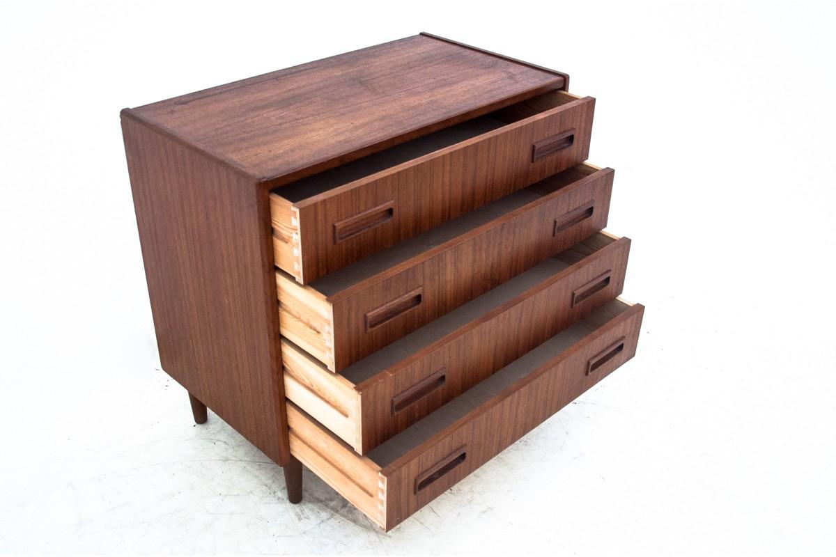 Chest of Drawers, Denmark, 1960s In Good Condition For Sale In Chorzów, PL