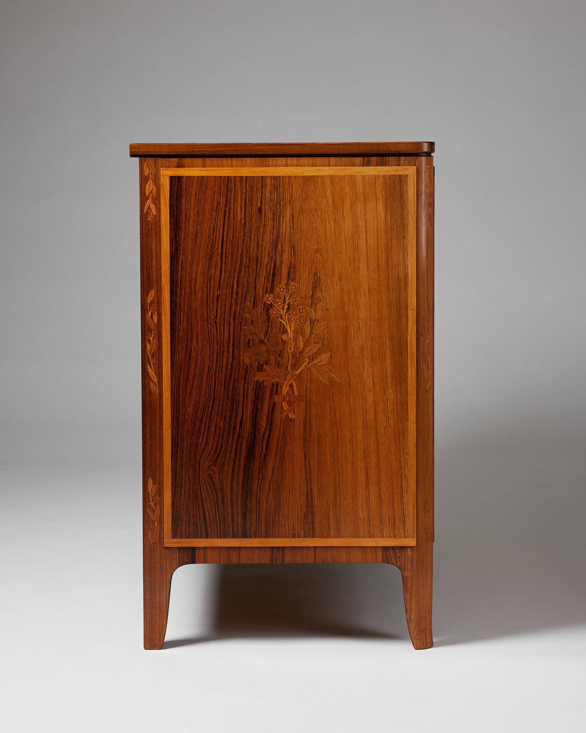 Mid-20th Century Chest of Drawers Designed by Carl Malmsten, Sweden, 1930s