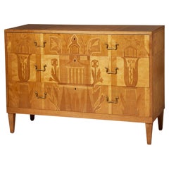 Vintage Chest of drawers designed by Carl Malmsten, Sweden, 1940